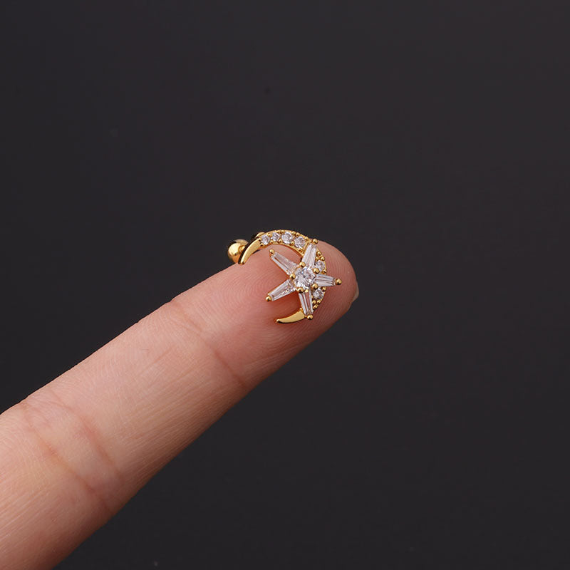 20G Cartilage Tiny Heart Stud Earrings - Cute Small Gold/Silver Piercing Jewelry for Women | Perfect for Daily Wear, Parties & Gifts