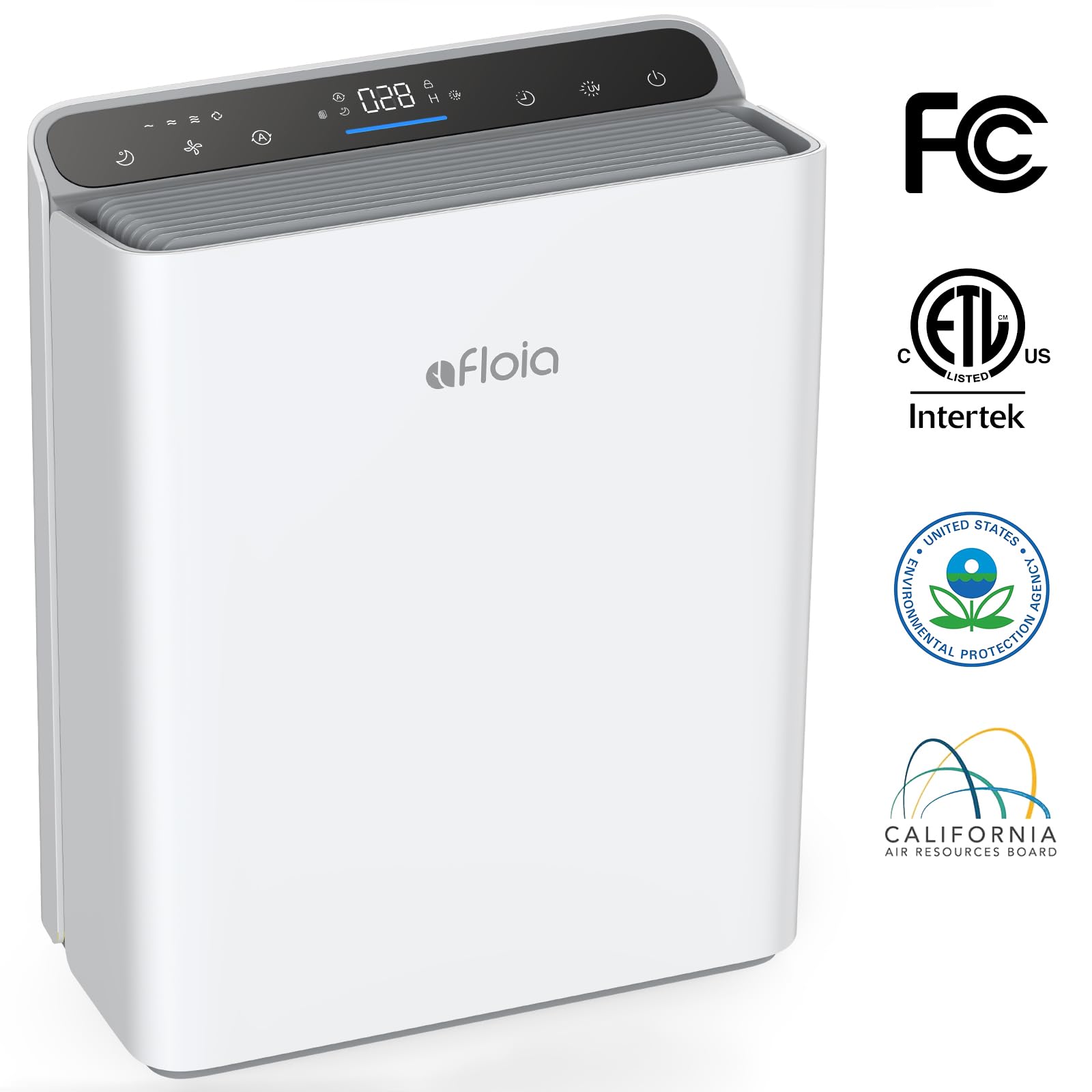 Afloia H13 True HEPA Air Purifier for Large Rooms up to 2000 Sq Ft - Removes Pet Dander, Pollen, Dust, Mold & Smoke with PM2.5 Air Quality Sensor - Ideal for Bedroom, Living Room & Office