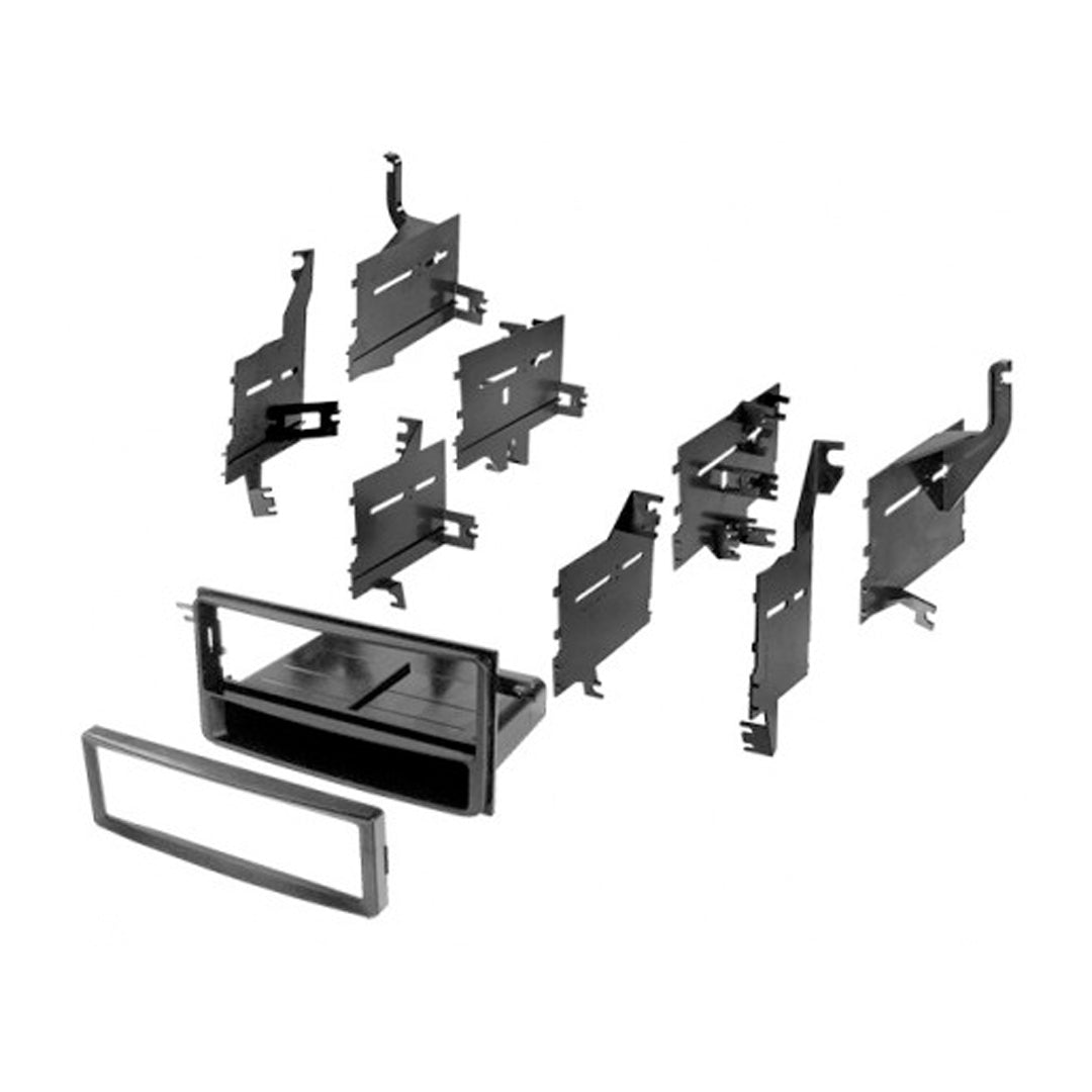 2004-2017 Toyota/Scion Single DIN Car Stereo Installation Kit with Storage Pocket - American International TOYK969 (14-Pack) - Perfect for Car Audio Upgrades & Dash Installations