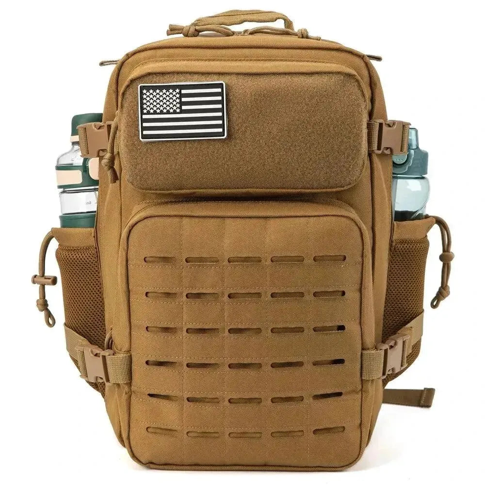 25L Tactical Backpack for Hiking, Camping & Outdoor Adventures - Waterproof Durable Rucksack for Men & Women - Perfect for Travel, Military Use & Daily Commute
