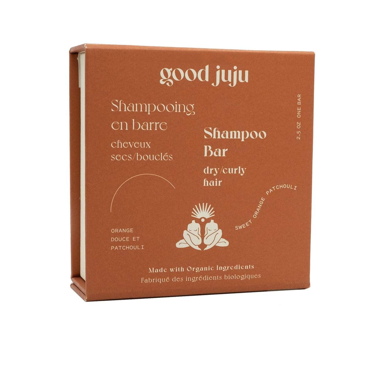 Best Juju Shampoo Bar for Dry & Curly Hair - Natural Hair Care with Shea Butter & Coconut Oil - Perfect for Travel, Camping & Zero Waste Lifestyle