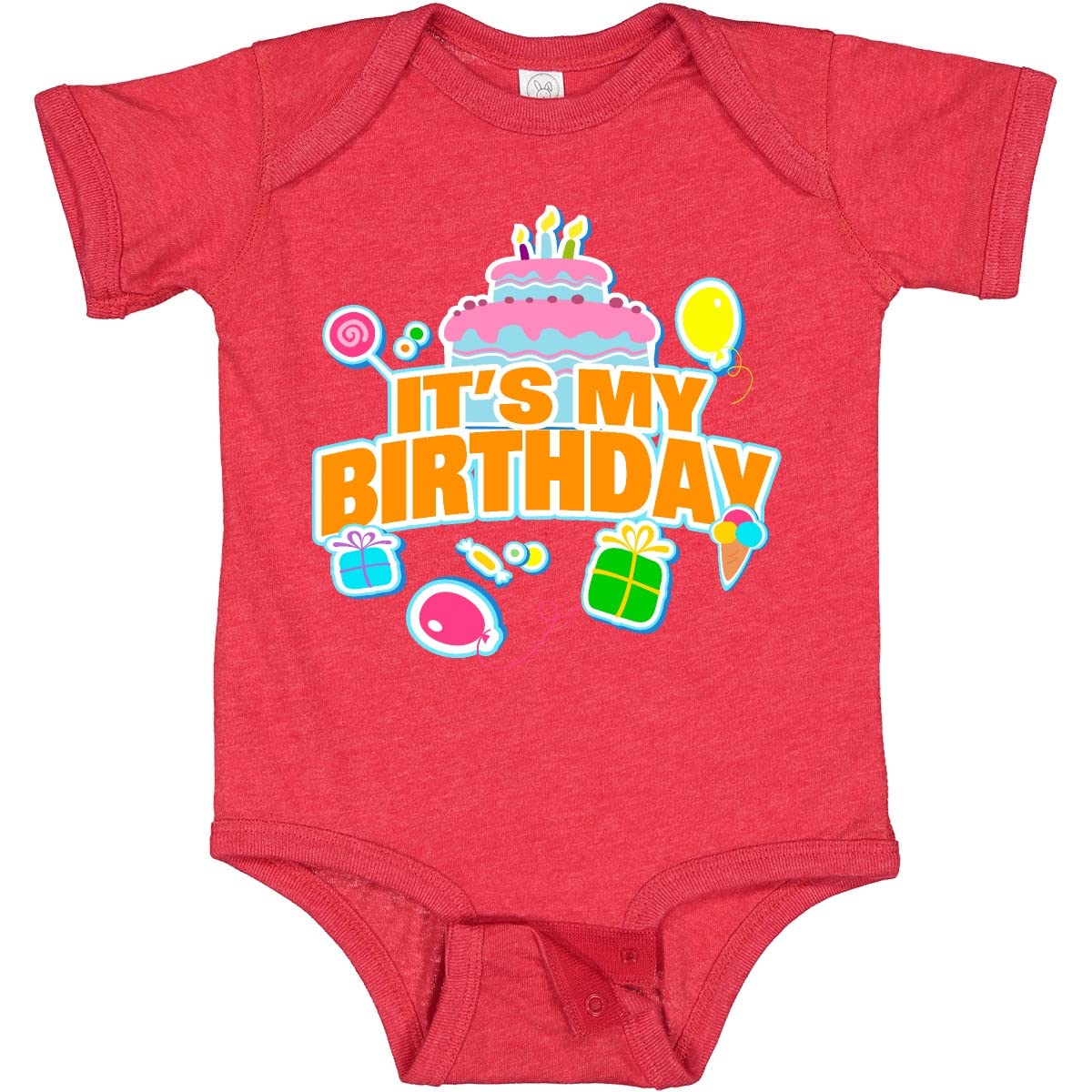 Inktastic It's My Birthday Baby Bodysuit - Cute Birthday Outfit for Infants & Toddlers - Perfect for 1st Birthday Party, Photo Shoots & Celebrations