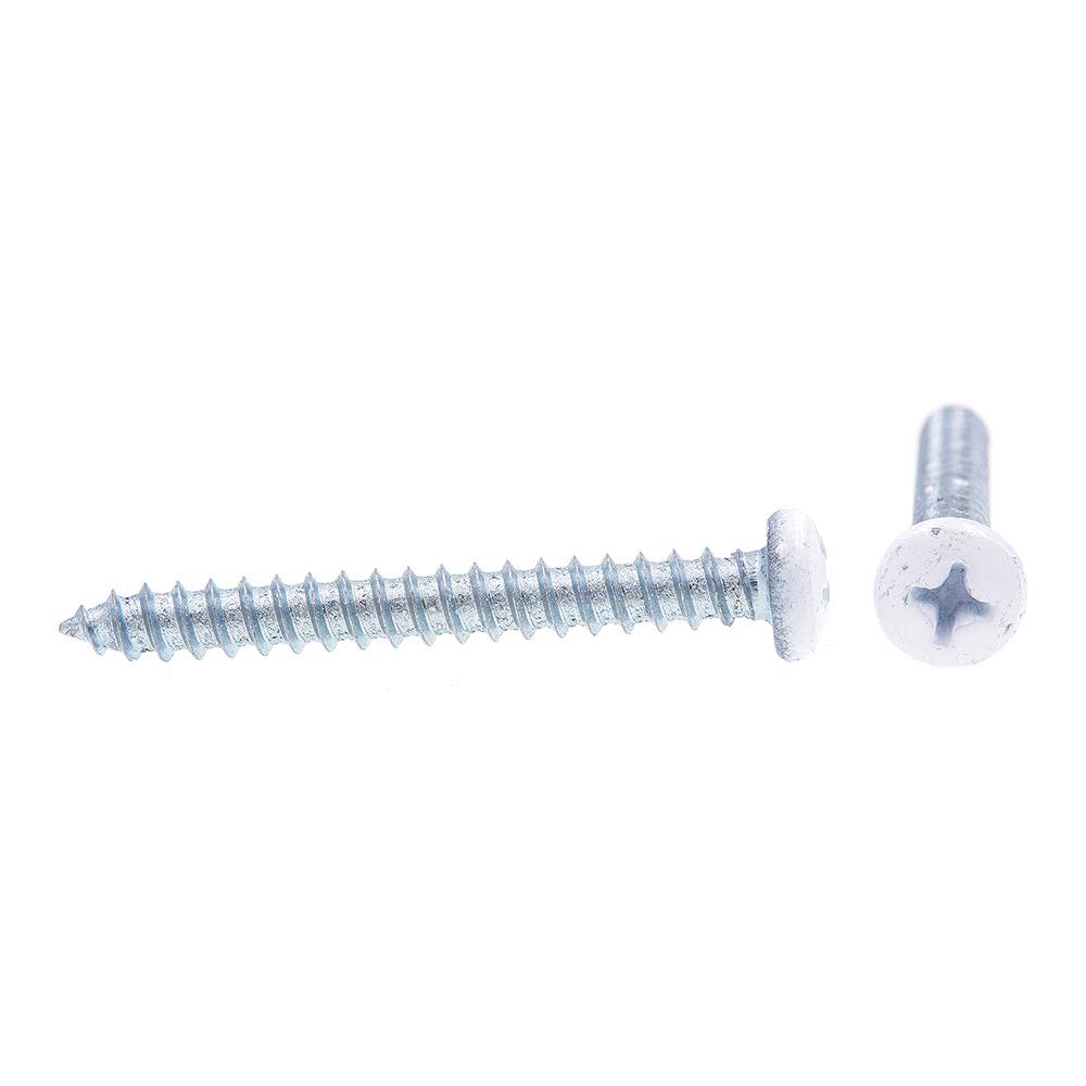 Prime-Line 9154889 #8 x 1-1/2 Inch Self-Tapping Sheet Metal Screws - Phillips Pan Head (25 Pack) - Perfect for HVAC, Metal Roofing & DIY Projects