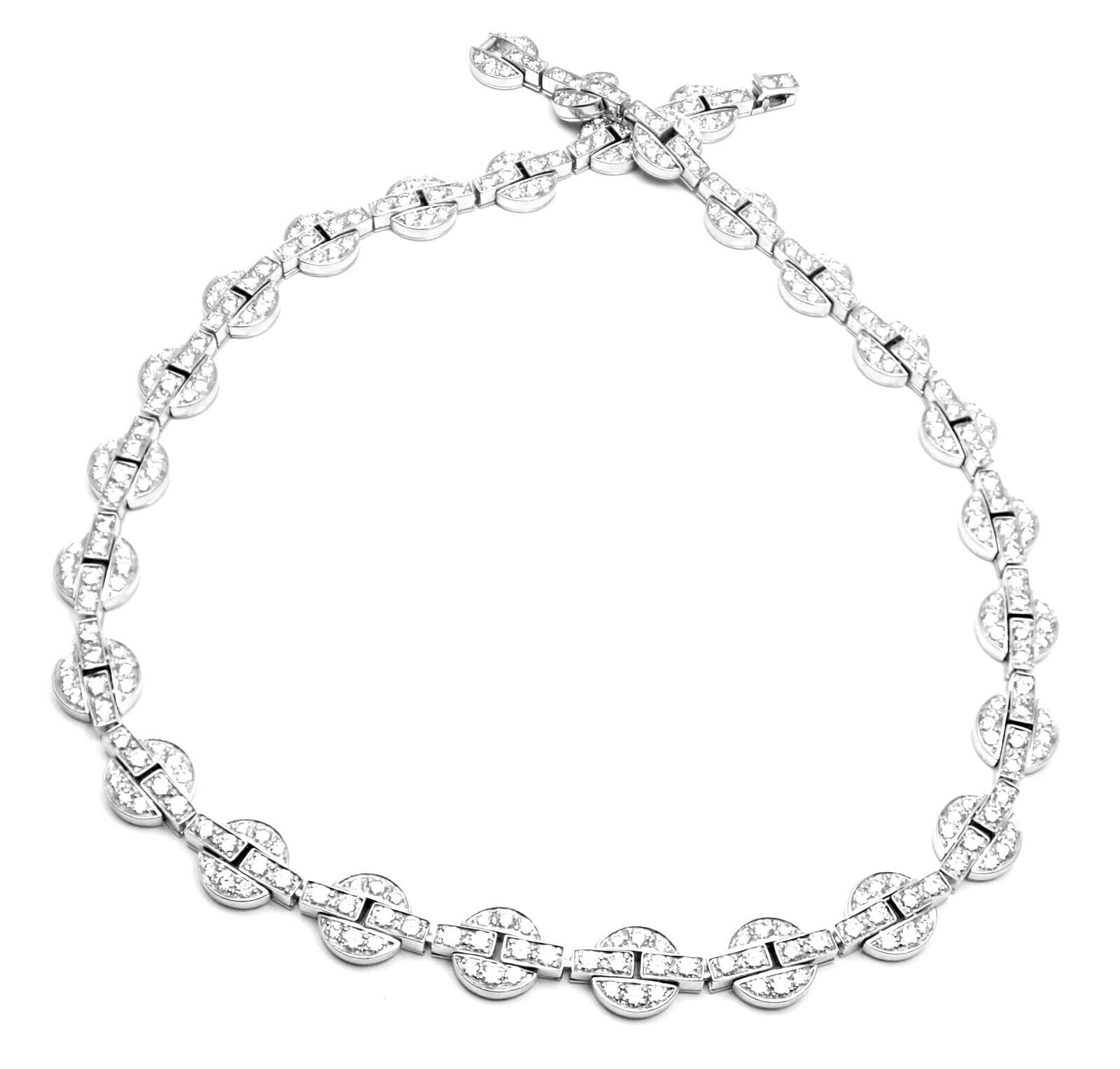 Authentic Cartier Orissa 18K White Gold Diamond Necklace with Certificate & Box - Luxury Jewelry Gift for Women, Perfect for Weddings, Anniversaries & Special Occasions