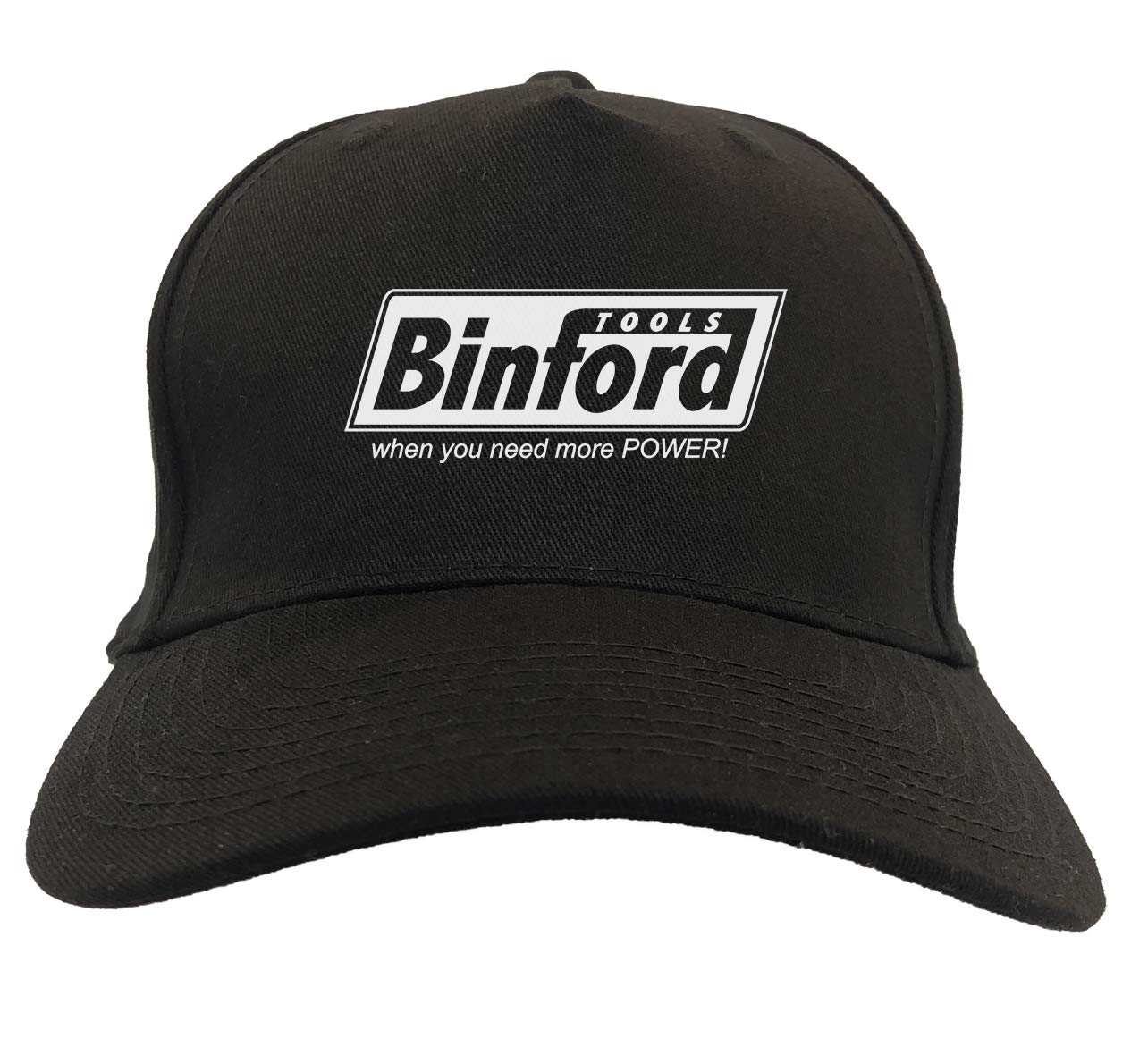 Binford Tools TV Parody Funny 5-Panel Snapback Hat - Vintage Comedy Trucker Cap for Men & Women - Perfect for Cosplay, Costume Parties & Comedy Fans