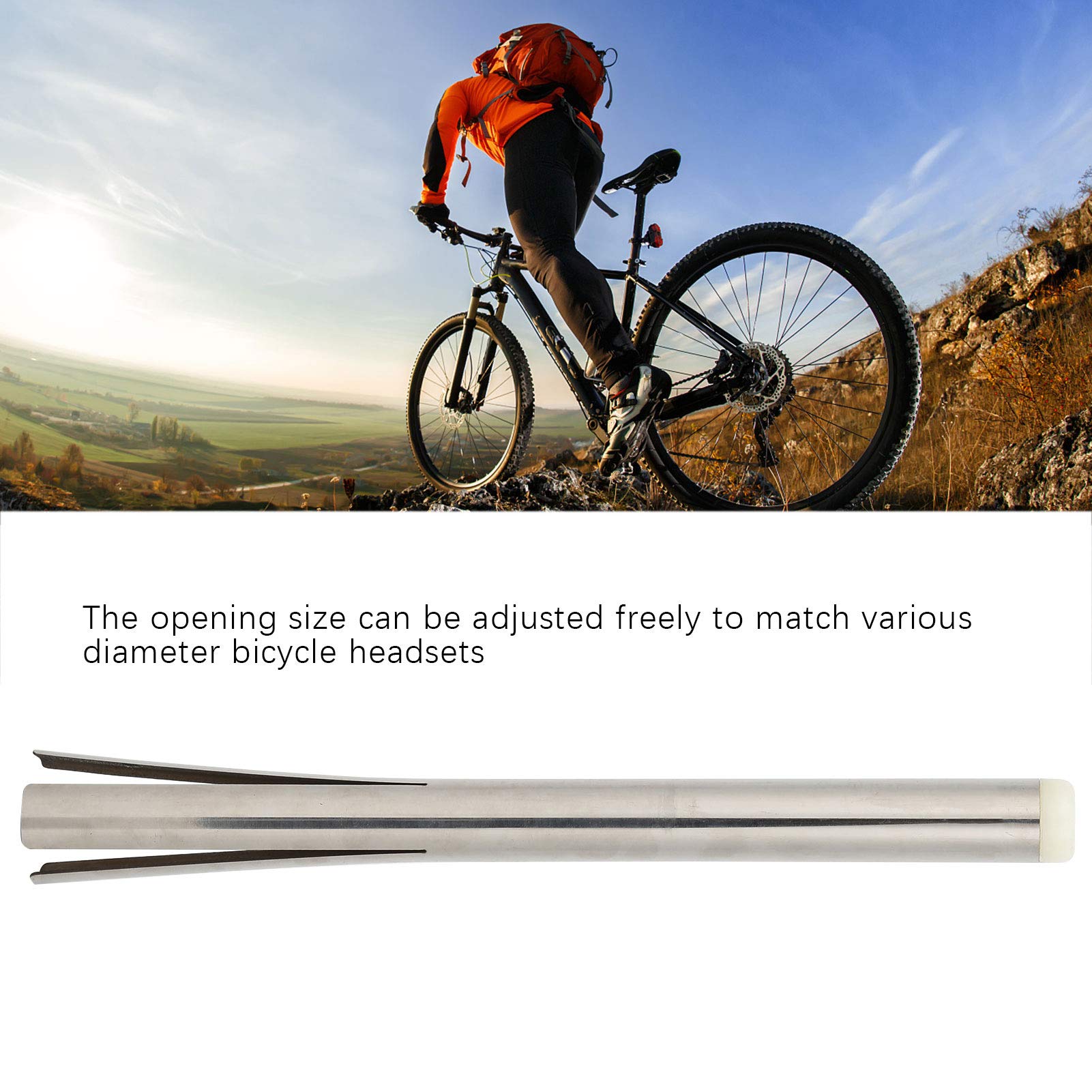 Stainless Steel Headset Cup Remover Tool - Bicycle Headtube Bearing Extractor for Smooth Disassembly & Repair | Perfect for Bike Maintenance & DIY Projects