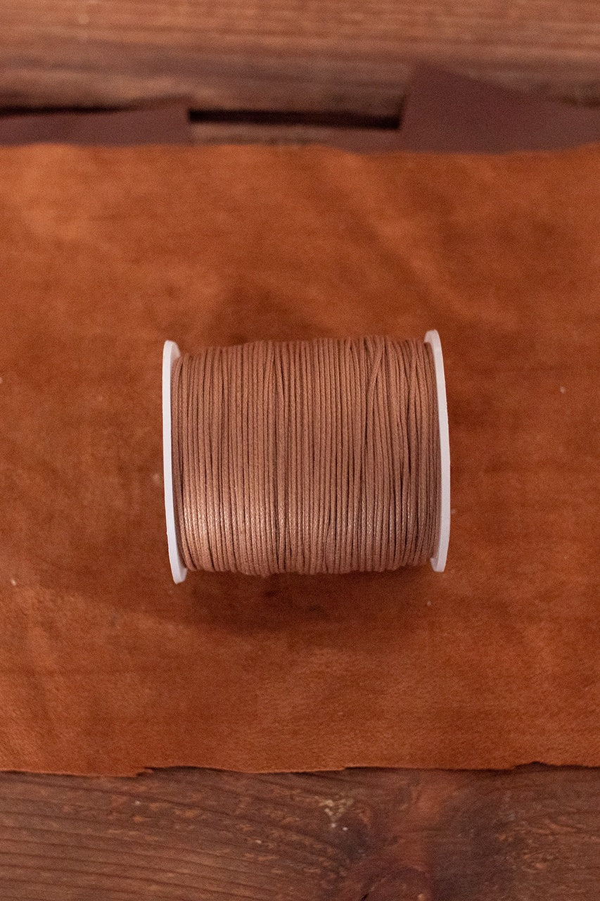 Premium Saddler Yarn for Leather Crafting - 1.1mm & 1.3mm Thickness - 100m Brown Waxed Thread - Ideal for Saddlery, Shoemaking & Handmade Leather Goods Repair