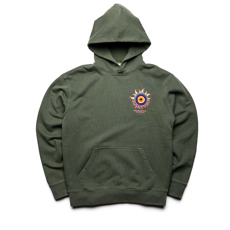 Supervsn Fellowship Hoodie - Premium Moss Green Pullover for Men & Women | Cozy Streetwear & Casual Wear for Everyday Comfort