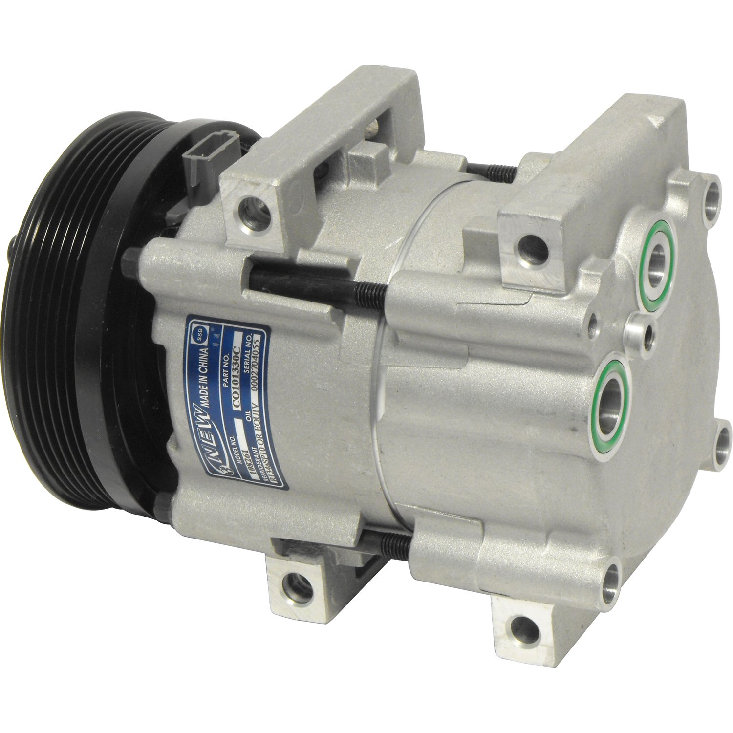 UAC CO 101330C A/C Compressor Replacement for Car & Truck - High Performance Auto Air Conditioning Compressor - Perfect for Summer Cooling & HVAC System Repair