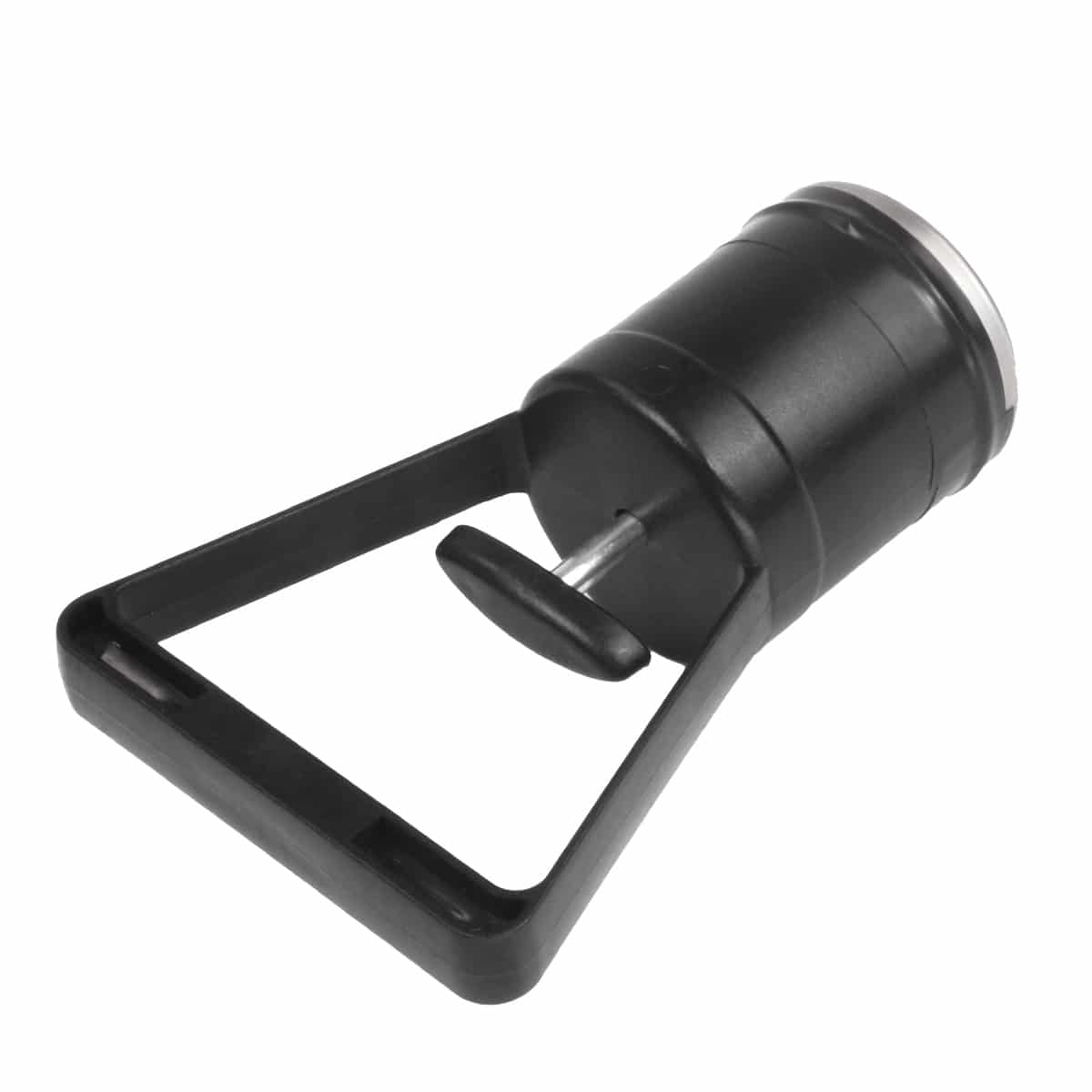 8 lbs Black Magnetic Separator Pick Up Tool with Quick Release - Heavy Duty Workshop & Garage Magnet for Metal Scrap, Nails, Screws - Ideal for Construction, Auto Repair, and DIY Projects