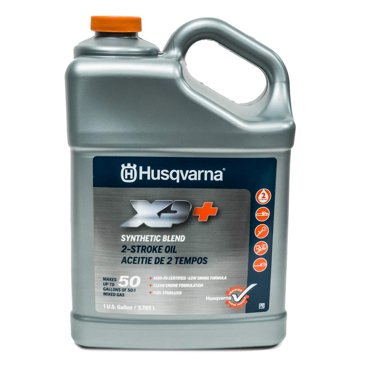 Husqvarna 4PK Genuine OEM XP 2-Stroke Engine Oil - 1 Gallon (593152305) - Premium Lubricant for Chainsaws, Trimmers & Outdoor Power Equipment