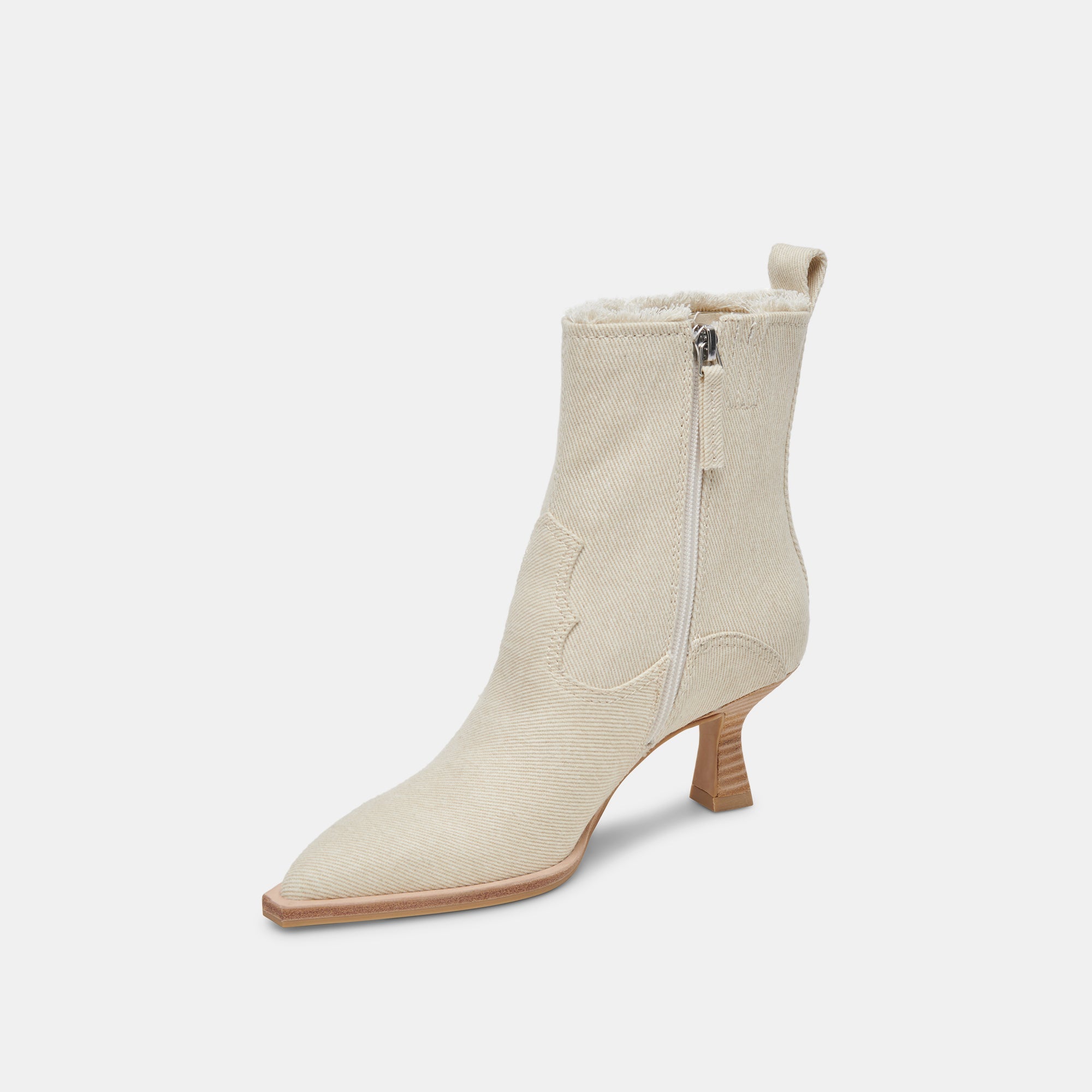 AUSTIN BOOTS IVORY DENIM - Stylish Women's Western Cowboy Boots for Fashion & Comfort | Perfect for Country Music Festivals, Rodeos & Casual Outfits