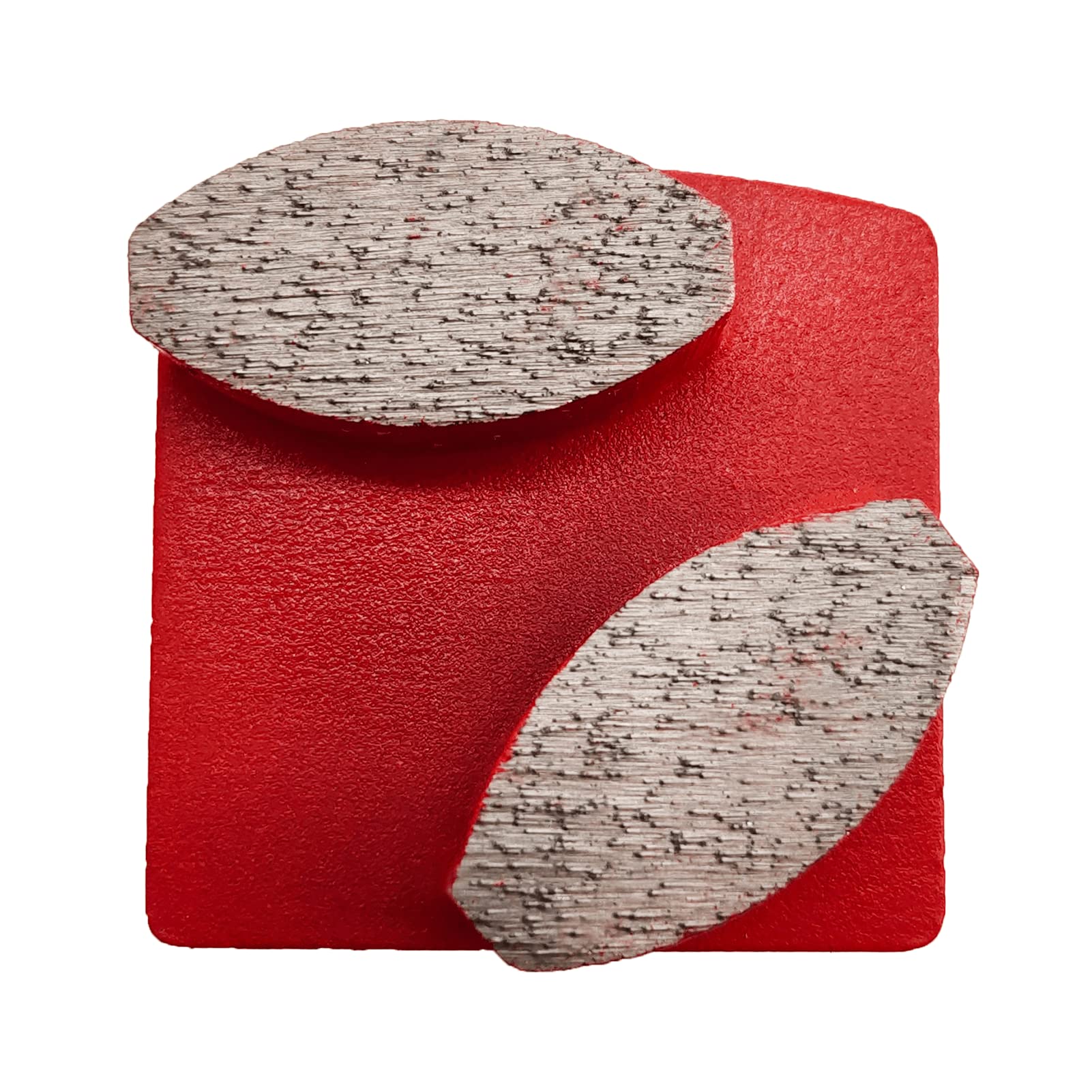 9-Piece Pro REDICLOCK Diamond Grinding Shoe Set - Medium Bond for Concrete Floor Grinding (Multiple Grit Options) - Compatible with Husqvarna Floor Grinders (40 Red RL3 RL3) - Ideal for Professional Floor Preparation, Surface Leveling, and Concrete Polishing Projects