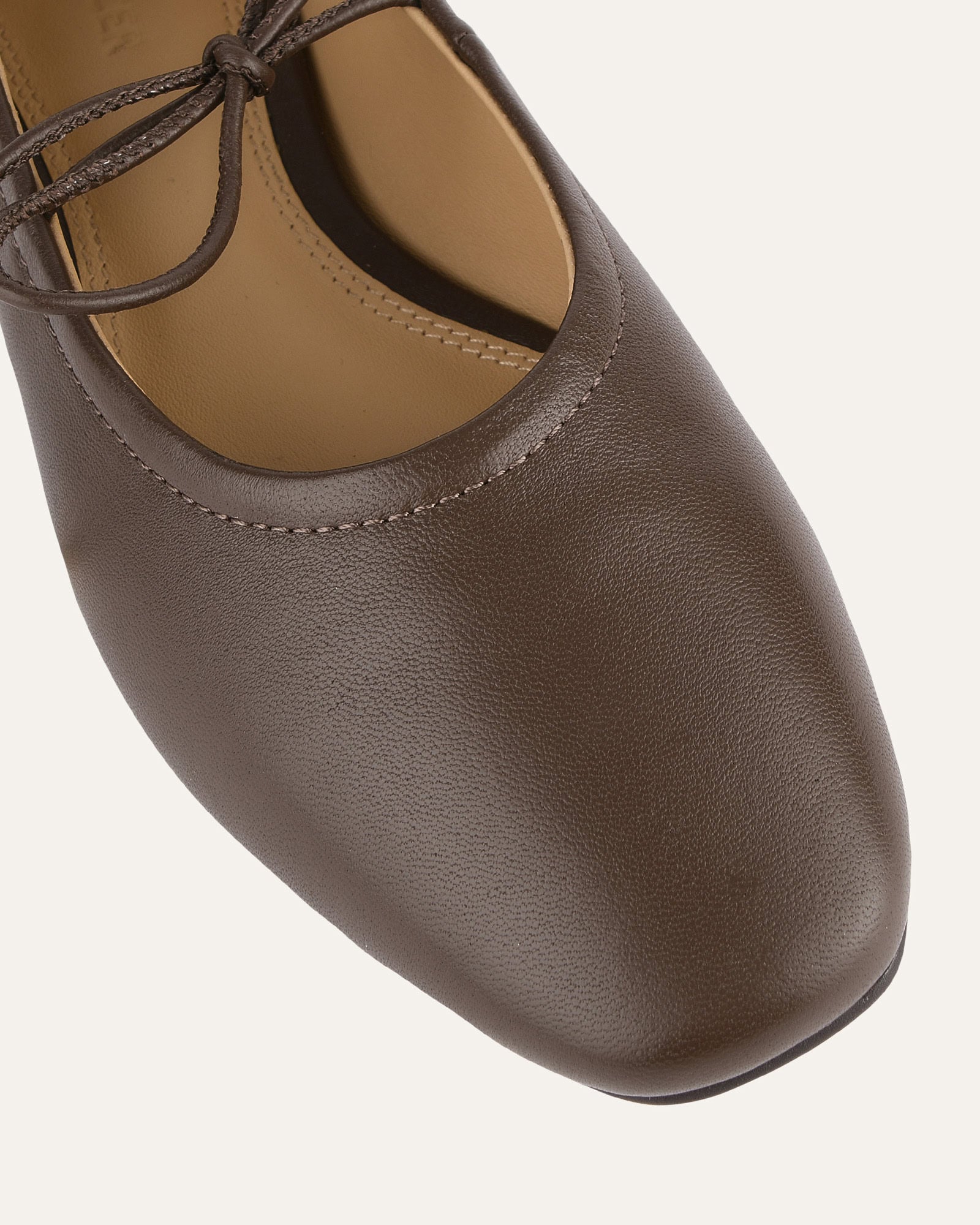 Petal Casual Flats - Dark Rye Leather Women's Comfortable Slip-On Shoes for Work, Travel & Everyday Wear