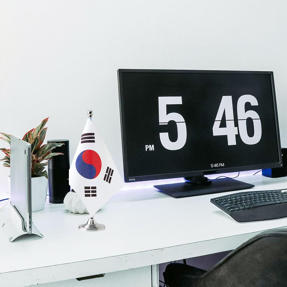South Korea Flag - Small Mini Korean Table Desk Flags for Home, Office & Party Decorations | Perfect for World Cup, National Day & Cultural Events