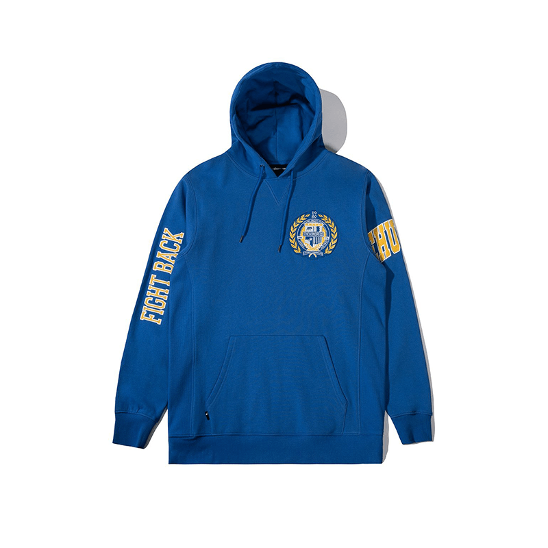 The Hundreds Laurel Pullover Hoodie for Men | Streetwear Fashion Blue Sweatshirt | Casual Wear & Gym Essential