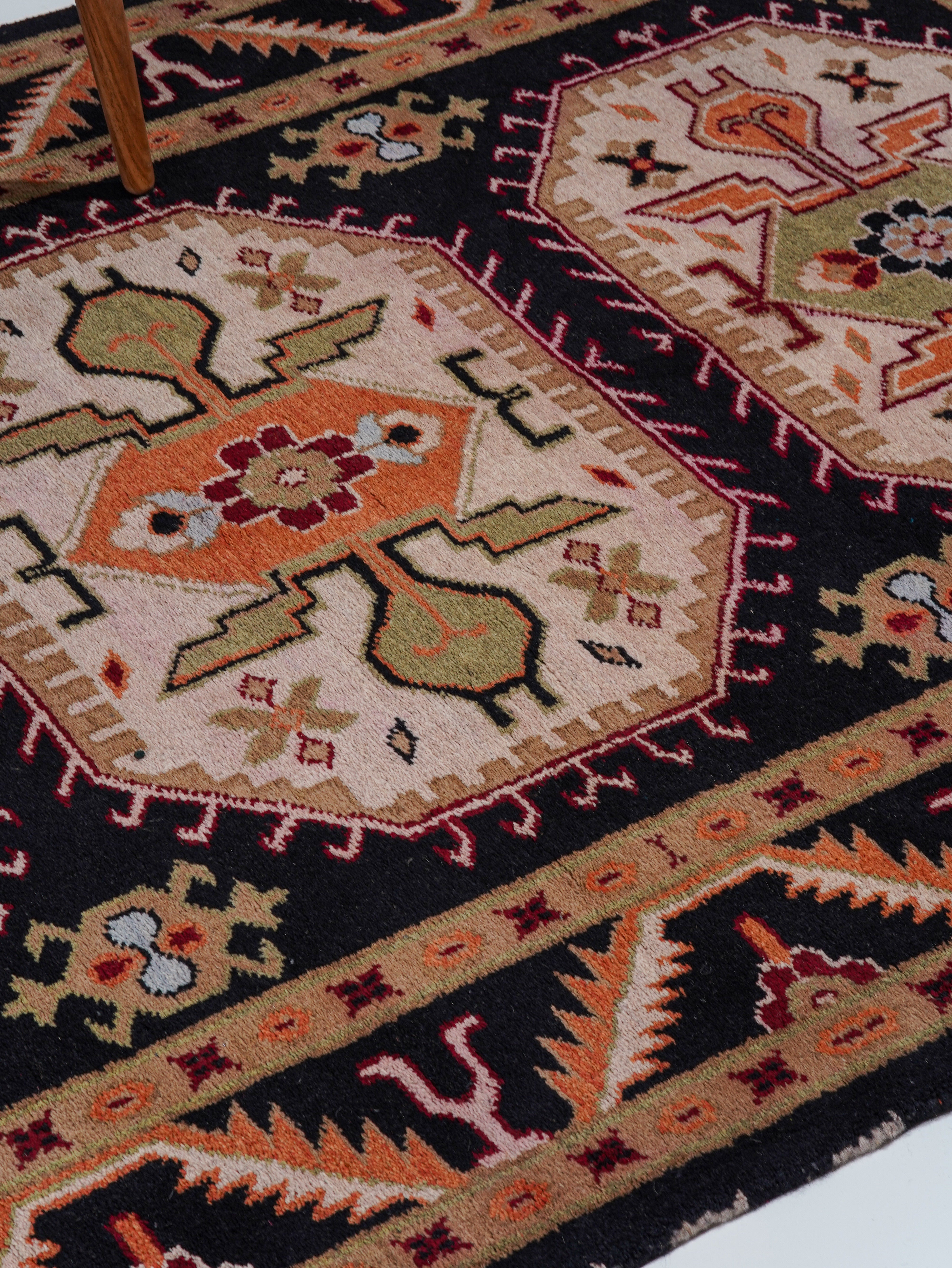 Hand-Knotted Afghan Shirvan Rug - Authentic Persian Design for Living Room, Bedroom & Home Decor