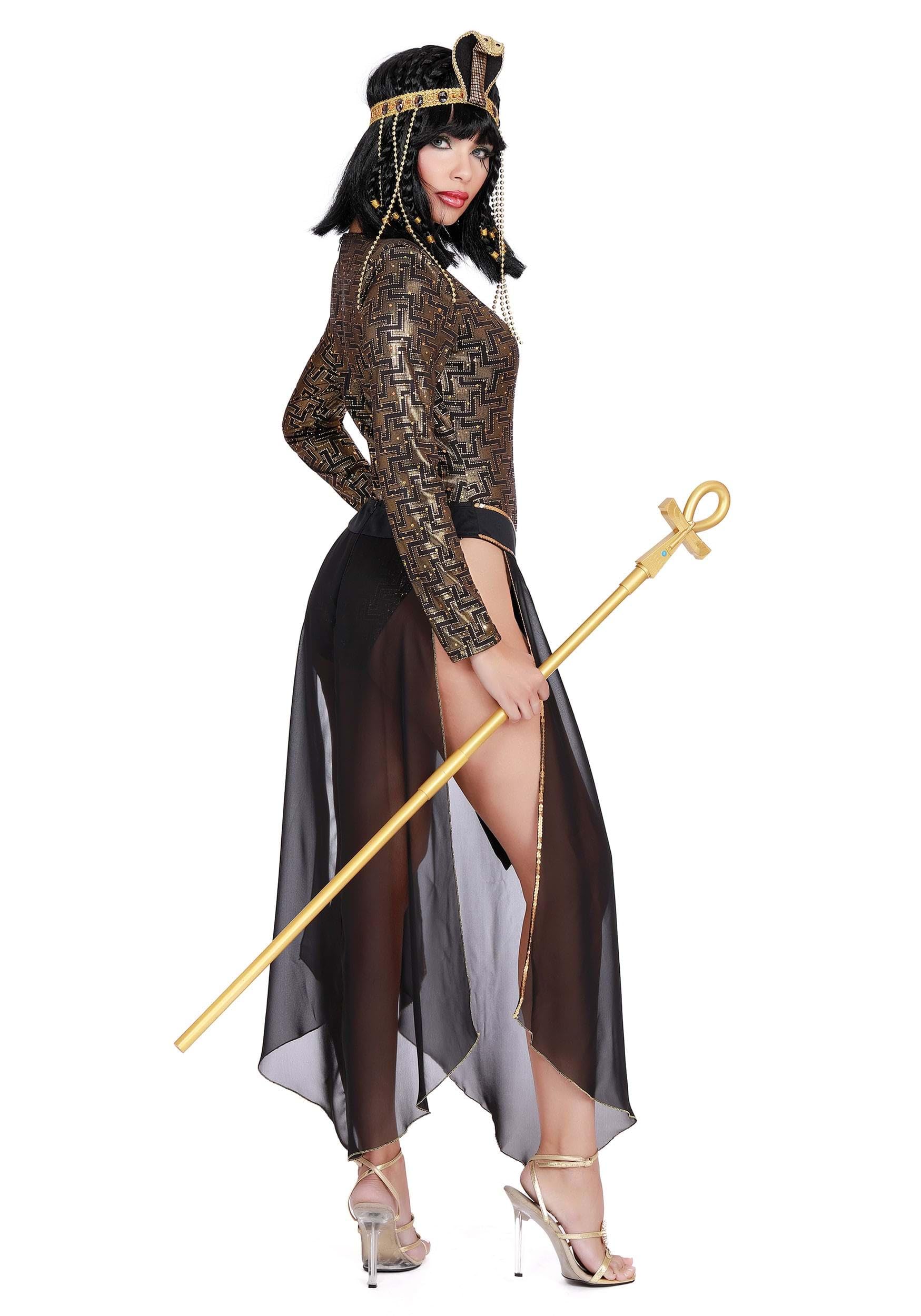 Dreamgirl Adult Women's Egyptian Queen Cleopatra Costume - Sexy Cleo Halloween Outfit for Women, Cosplay & Themed Parties