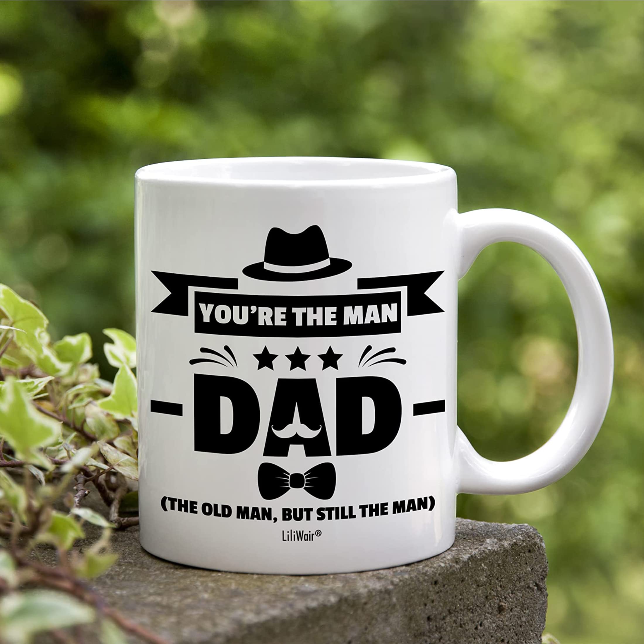 Funny Dad Coffee Mug - Best Christmas Gift for Dad from Daughter, Son or Wife - Unique Birthday Present for Husband, Father, Stepdad & Stepfather - Perfect for Office, Home & Father's Day Celebrations