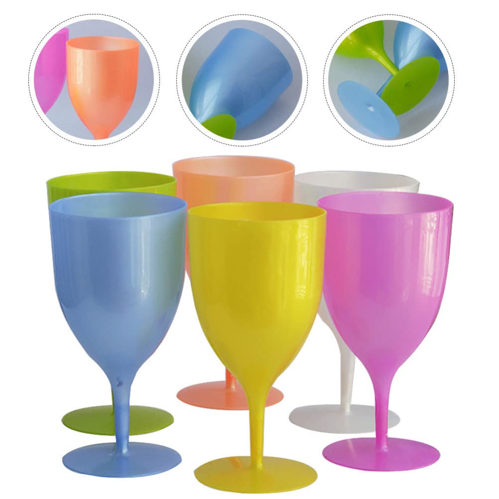 Zerodeko 6-Piece Margarita Glasses Set - Elegant Cocktail & Wine Goblets for Easter Parties, Beverage Cups, Egg Holders - Perfect for Holiday Celebrations, Home Bar Decor, and Festive Gatherings
