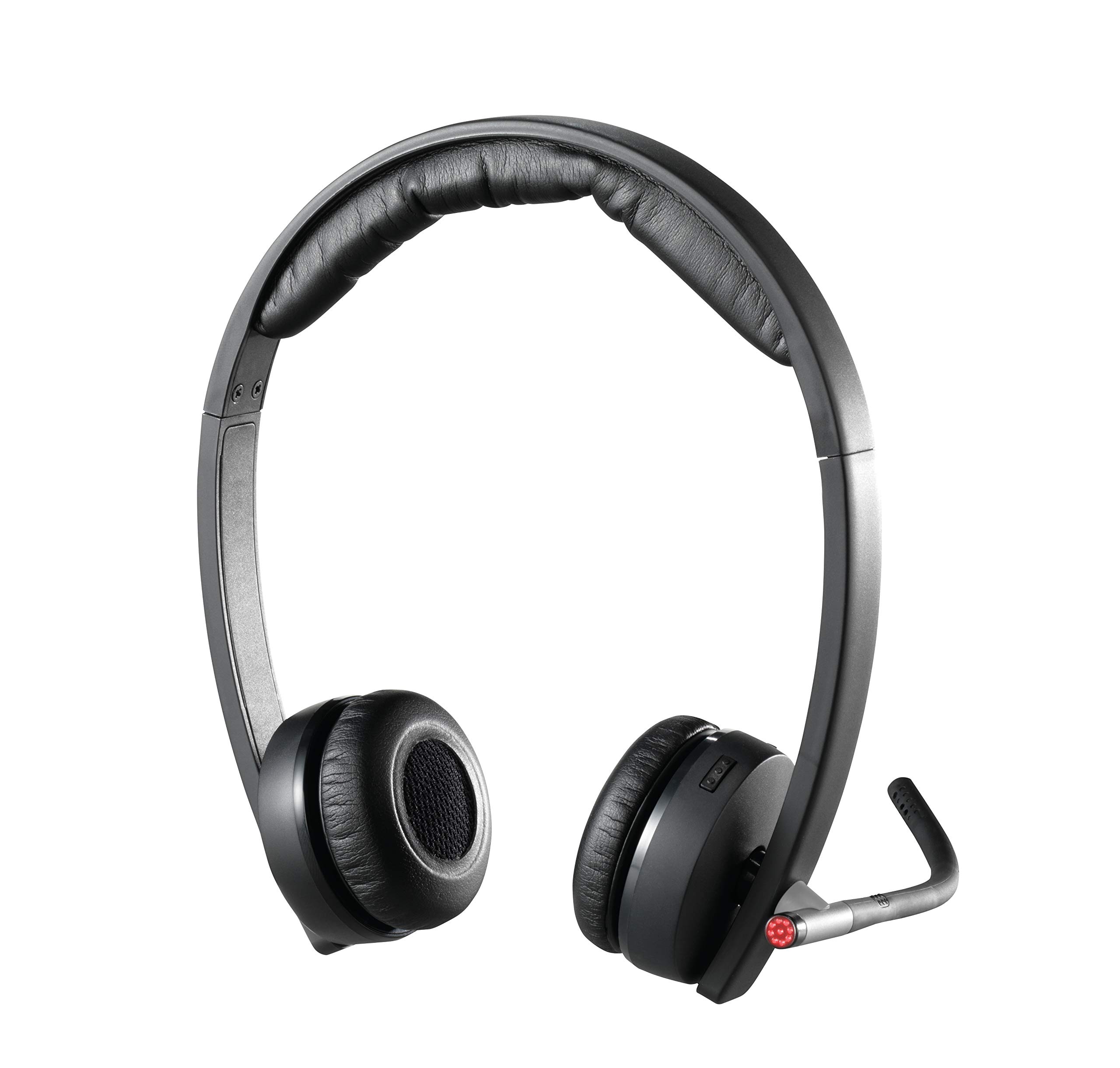 Renewed Plantronics H820e Wireless Headset - Noise-Canceling Bluetooth Headset for Office, Call Center & Remote Work