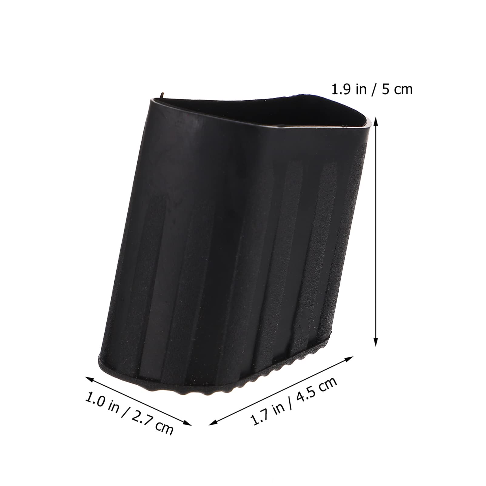 DOITOOL 4-Piece Stair Tread Covers - Non-Slip Rubber Stair Protectors for Indoor/Outdoor Steps - Square Design for Safety and Comfort - Perfect for Homes, Offices, and Staircase Maintenance