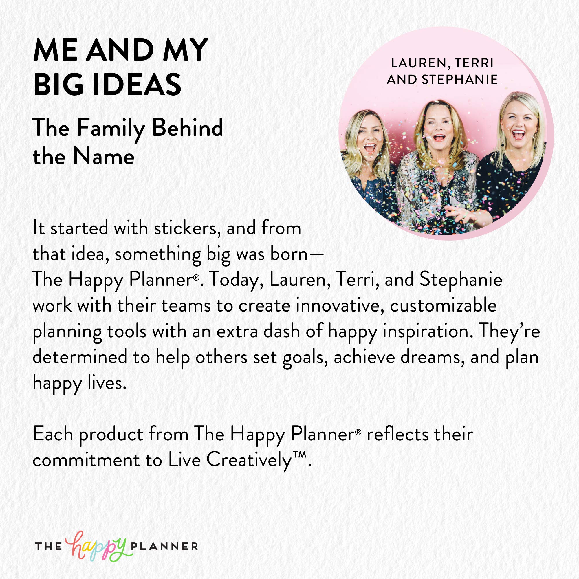 Me & My BIG Ideas Plastic Expander Discs - Black Happy Planner Scrapbooking Supplies - Add Extra Pages, Notes & Artwork - Create More Space for Notebooks, Planners & Journals - Perfect for DIY Scrapbooking, Bullet Journaling & Planner Organization