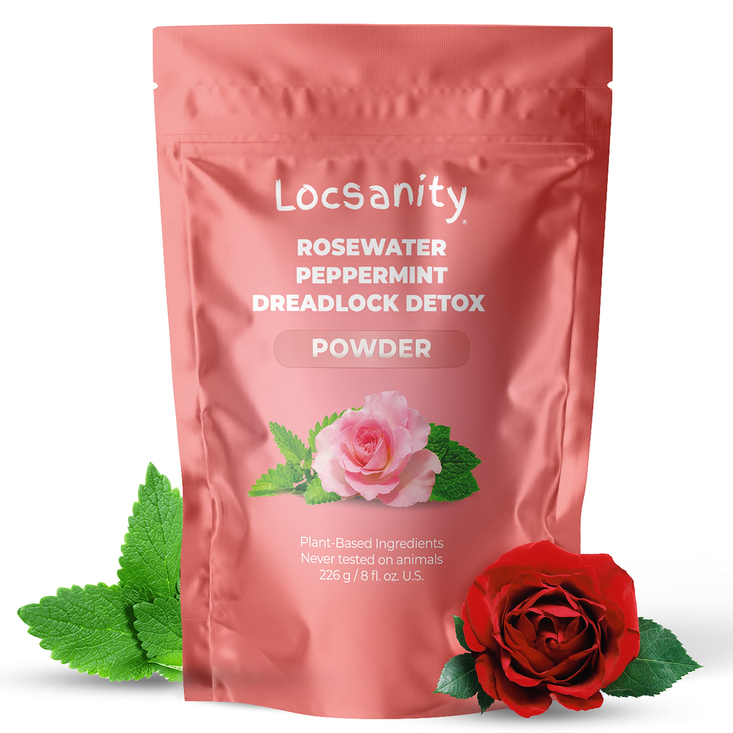Locsanity Dreadlock Scalp Detox Powder & Cleansing Conditioner - Natural Hair Cleanser for Buildup Removal, ACV Alternative - Loc Care & Maintenance Products for Healthy Dreads - Perfect for Daily Hair Cleansing & Scalp Refreshment