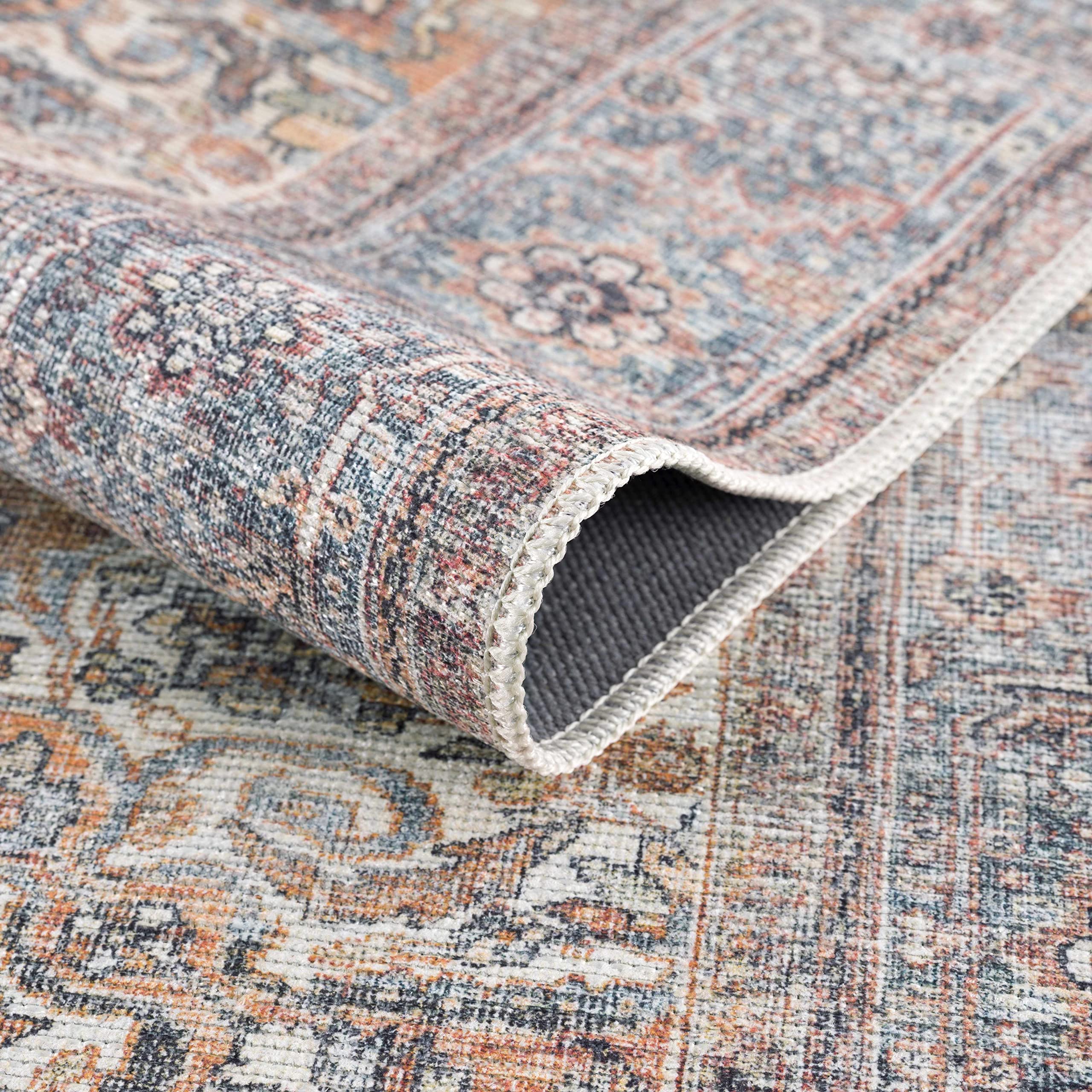 Hauteloom Gardnertown Traditional Machine Washable Area Rug 8'10