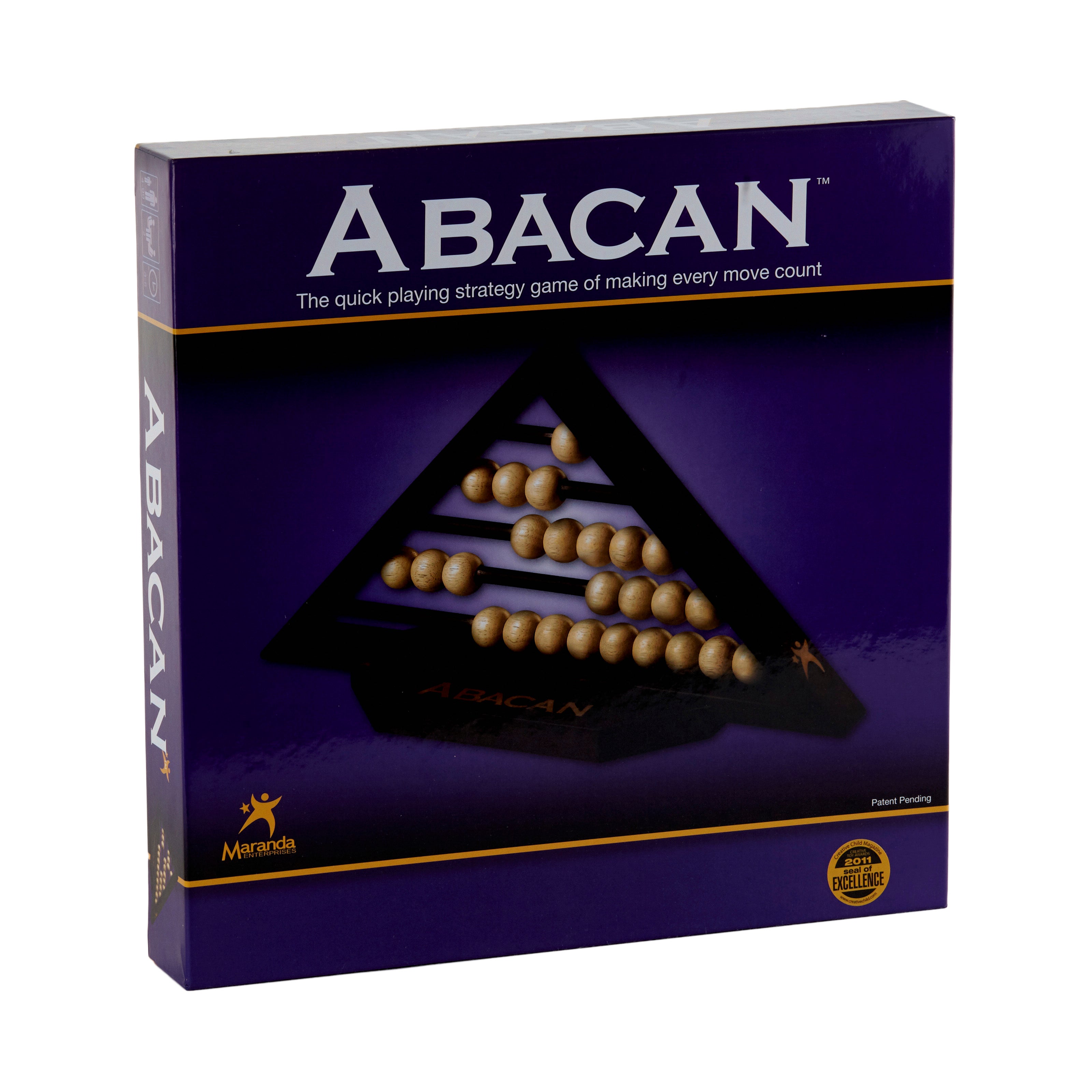 ABACAN Strategic Bead Slider Game - Fun Educational Board Game for Kids & Adults - Perfect for Family Game Night, Classroom Learning & Cognitive Skill Development