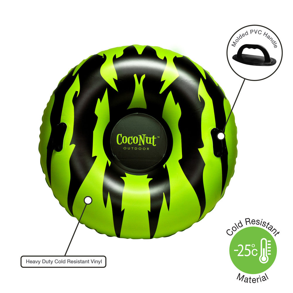 CocoNut Outdoor Rip Claw Shredder - 48 Monster Claw Inflatable Snow Tube for Winter Fun, Snow Sledding & Backyard Sliding - Perfect for Kids & Adults