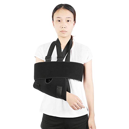 **Adjustable Arm Sling for Broken or Fractured Bones - Shoulder & Rotator Cuff Support - Left/Right Arm Immobilizer for Men & Women - Ideal for Subluxation, Dislocation, Sprains & Strains (Adult) - Perfect for Post-Surgery Recovery & Daily Comfort**