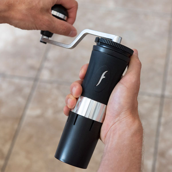 Premium Flair Royal Manual Coffee Grinder - Adjustable Ceramic Burr for Espresso, French Press, Pour Over & Cold Brew - Portable Hand Crank Coffee Mill for Home, Office & Travel Use
