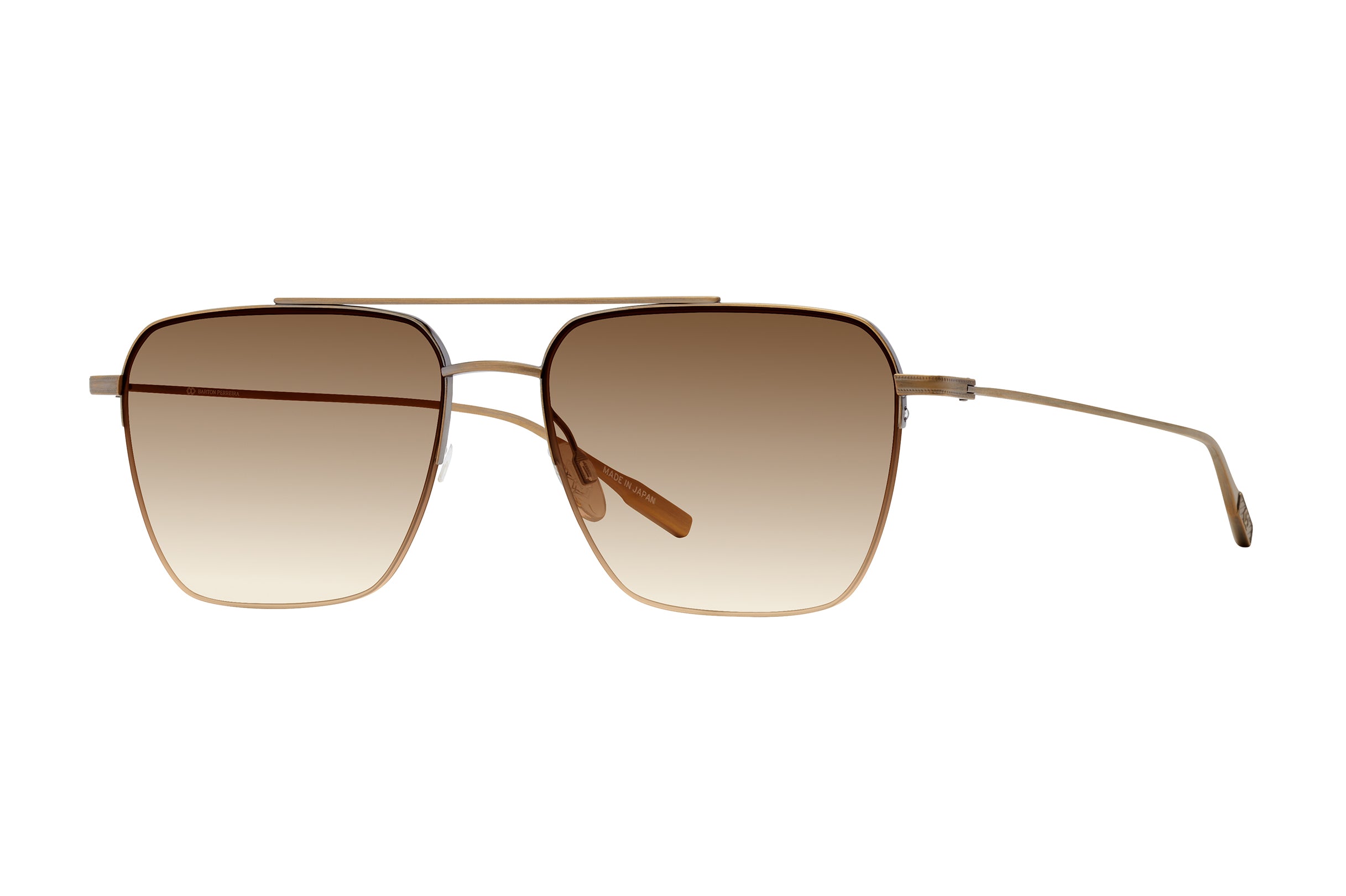 Barton Perreira Armstrong Sunglasses - Polarized UV Protection Aviator Style for Men & Women - Perfect for Outdoor Activities, Driving, and Beach Vacations