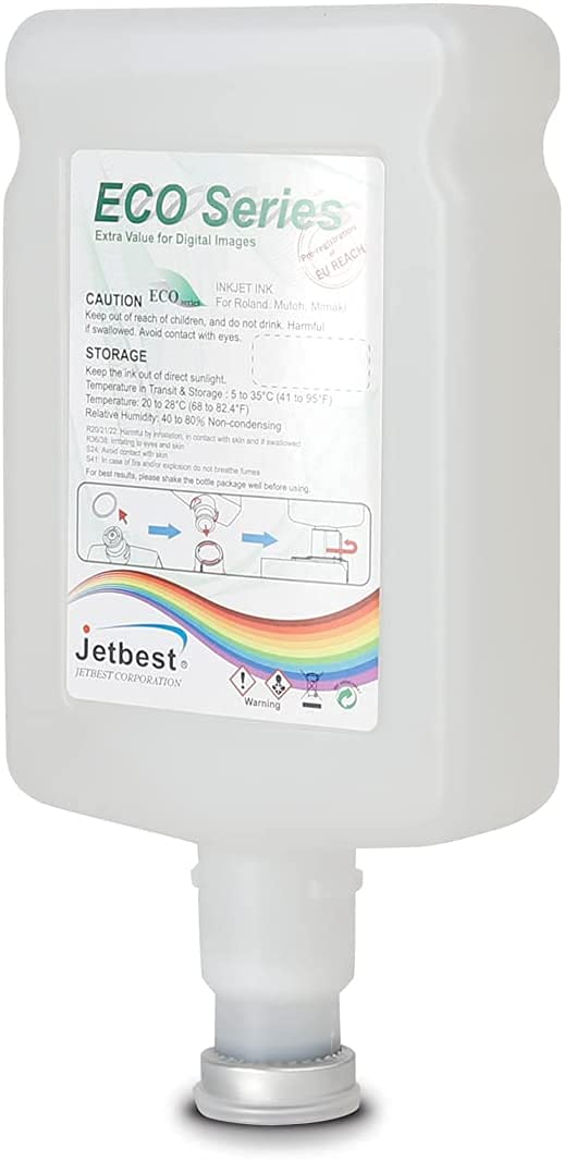 Jetbest PRO 500ml EZ-Refill Bottle - ECO Solvent Cleaning Solution for Mimaki Printers | Printer Maintenance & Inkjet Head Cleaning | Perfect for Office & Commercial Printing Services