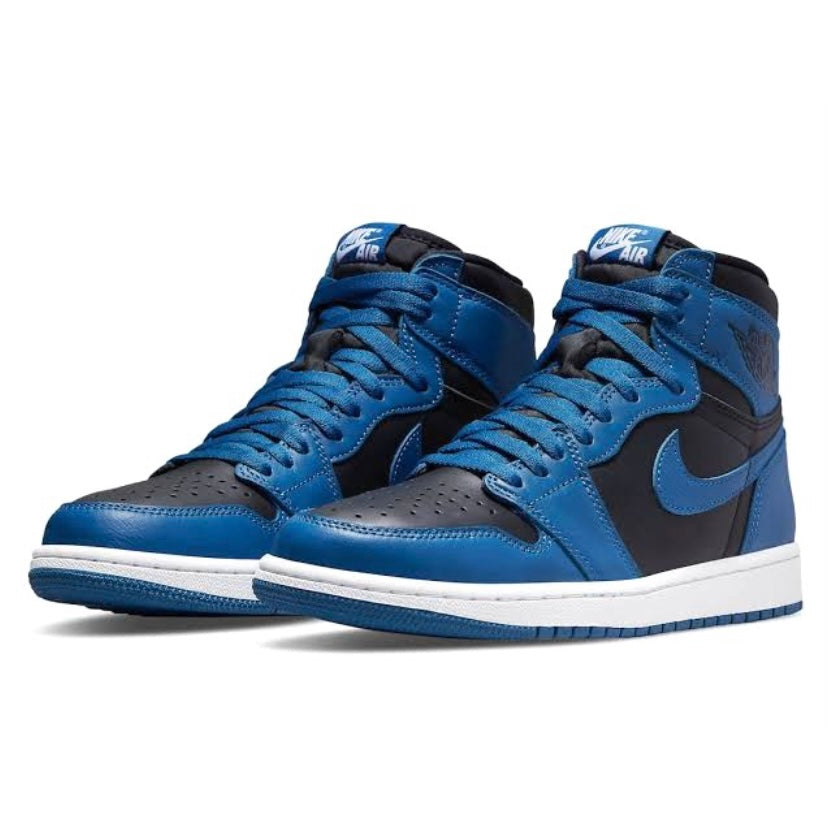 Air Jordan 1 High Retro OG Dark Marina Blue Black Sneakers - Men's Basketball Shoes for Streetwear & Casual Style