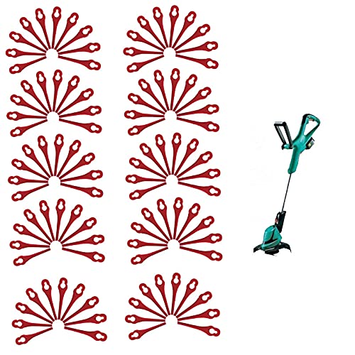 WOIWO 20-Pack Colorful Plastic Lawn Mower Blades - Durable Replacement Cutting Blades for Garden Mowers (Gourd Shape) - Perfect for Lawn Maintenance & Grass Trimming