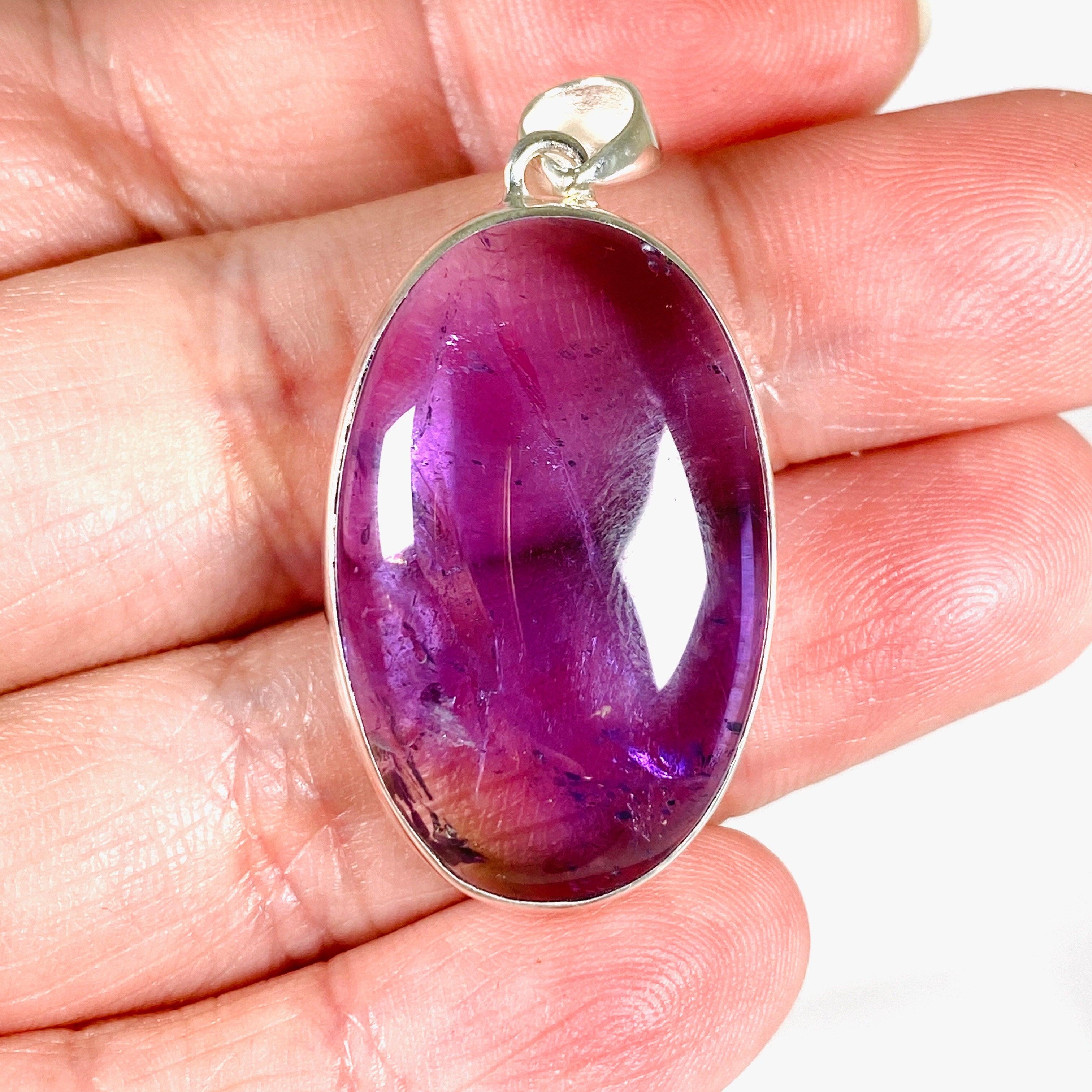Natural Ametrine Oval Pendant Necklace - 925 Sterling Silver Jewelry for Women - Elegant Gift for Birthday, Anniversary & Special Occasions | Perfect for Evening Parties, Date Nights & Formal Events