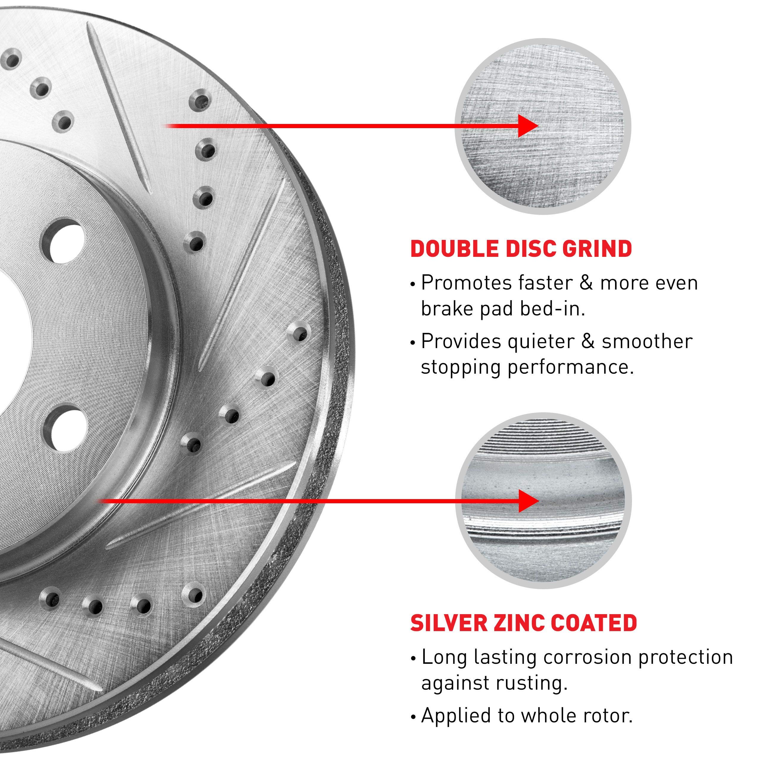R1 Concepts Premium Ceramic Front Brake Pads and Rotors Kit - Compatible with 1986 Saab 9000 | High-Performance Braking System for City Driving & Highway Safety
