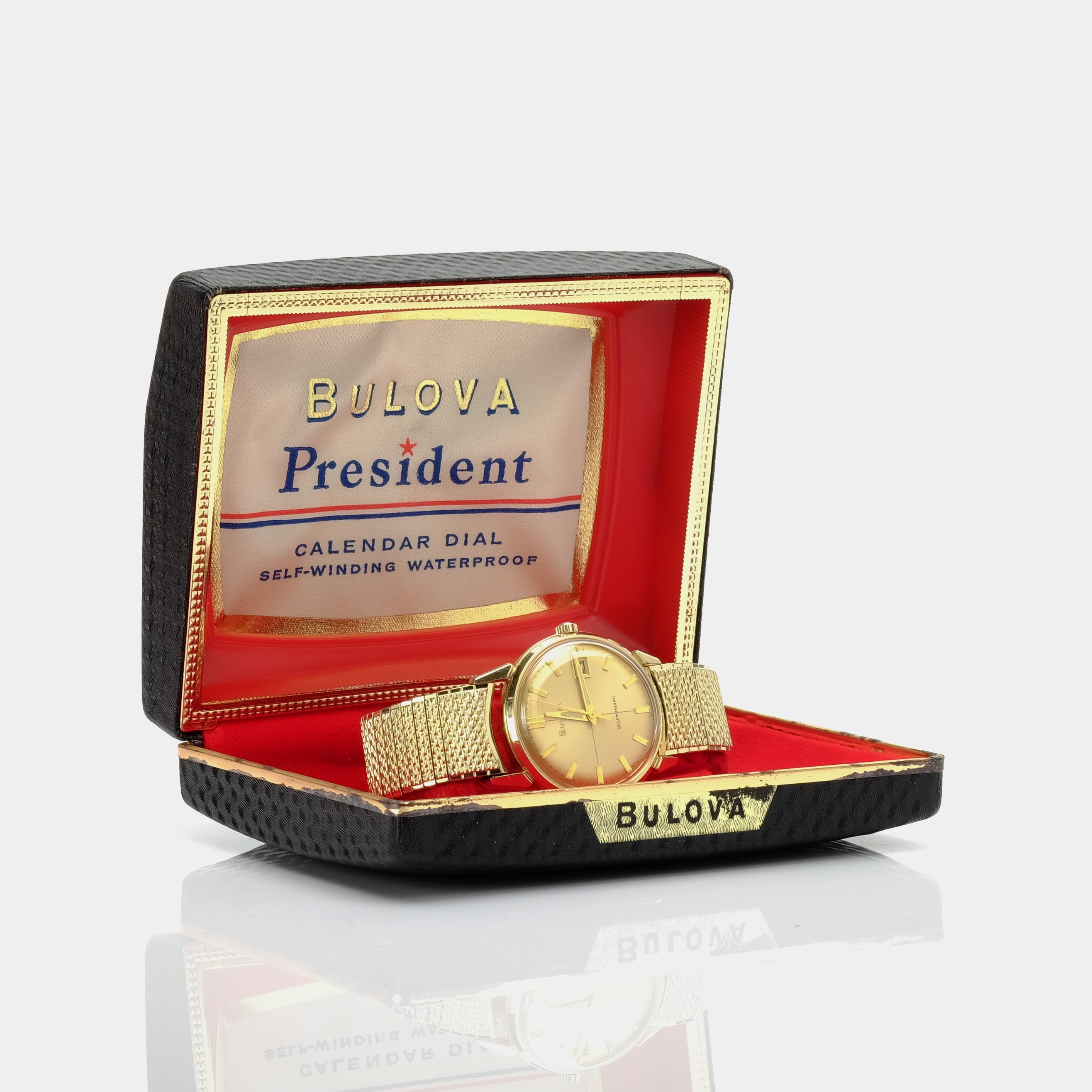 Vintage Bulova President O 1964 Men's Wristwatch - Classic Luxury Timepiece for Formal Events & Collectors