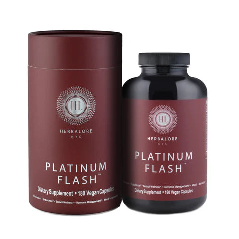 Herbalore NYC Platinum Flash Serum - Anti-Aging Face Cream with Natural Ingredients for Glowing Skin | Day & Night Moisturizer for Women & Men | Perfect for Dry, Sensitive Skin Care Routine