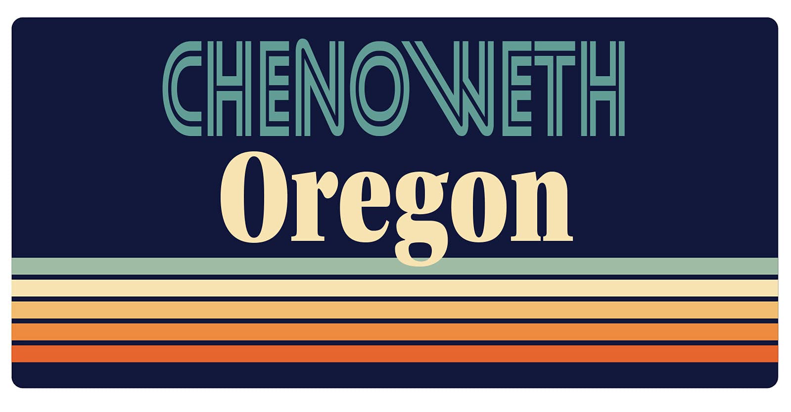 Vintage Chenoweth Oregon 5 x 2.5-Inch Retro Fridge Magnet - Decorative Collectible Souvenir for Refrigerators, Lockers & Metal Surfaces
