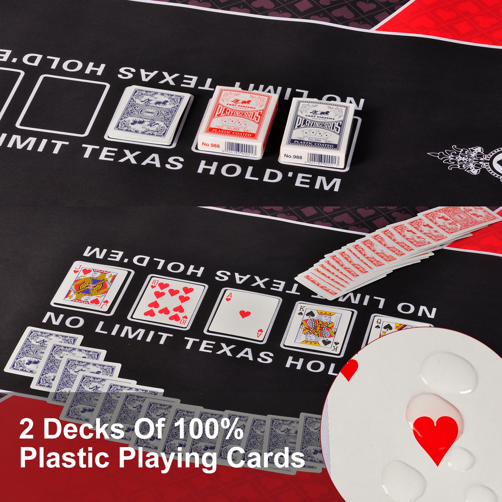 500PCS 14g Clay Poker Chips Set with Numbered Chips, Waterproof Cards & High-end ABS Case - Professional Texas Hold'em, Casino Night & Home Game Accessories - Perfect Gift for Poker Players