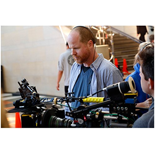 Agents of S.H.I.E.L.D. 8x10 Photo - Joss Whedon Wearing Headset - Collectible Marvel TV Show Memorabilia - Perfect for Fans, Display, and Gift Giving