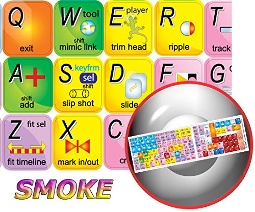 Autodesk Smoke Keyboard Sticker - Perfect for Designers & Gamers