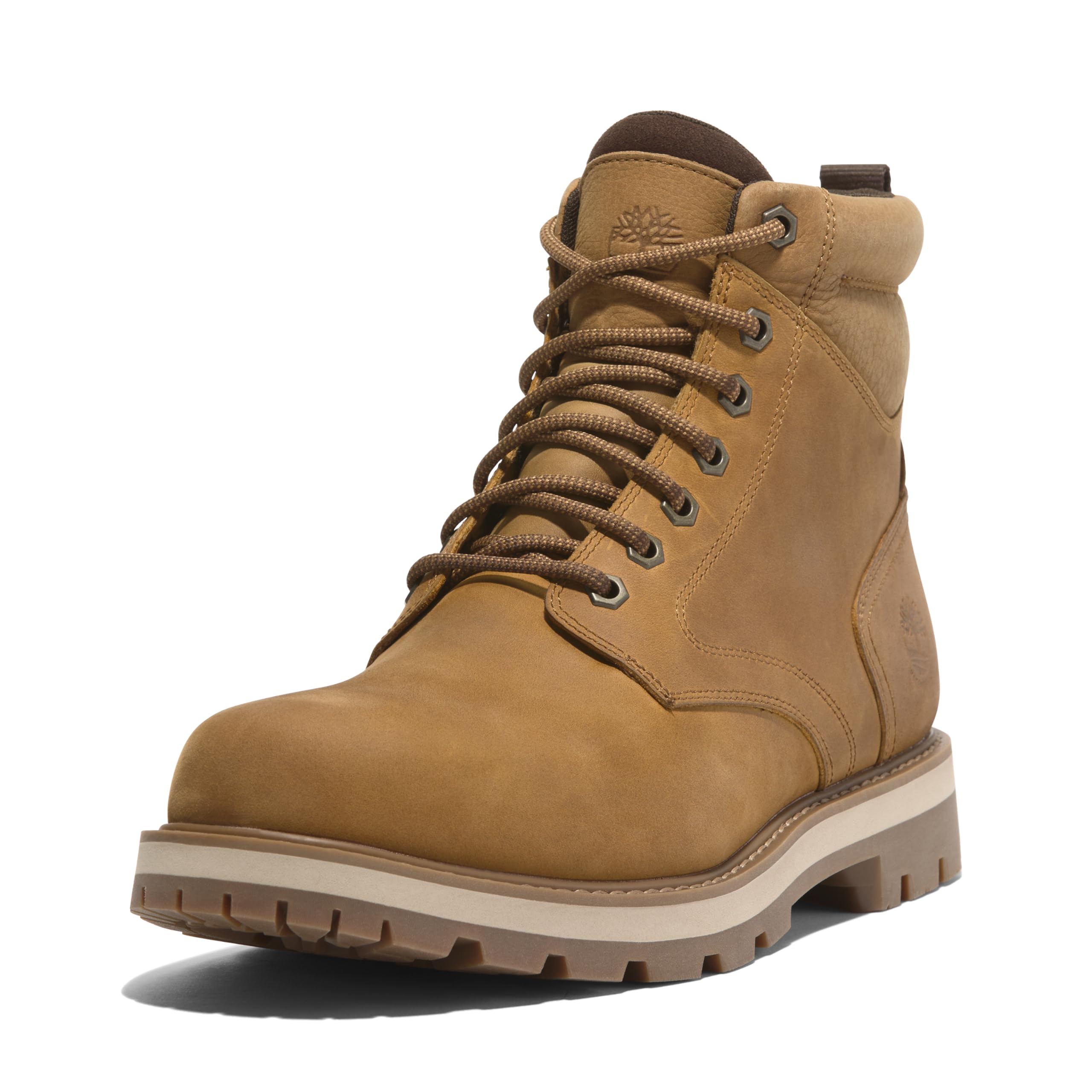 Timberland Britton Road Mid Lace-Up Waterproof Boots for Men - Durable Hiking & Outdoor Work Boots with Anti-Slip Sole - Perfect for Camping, Construction & Winter Weather