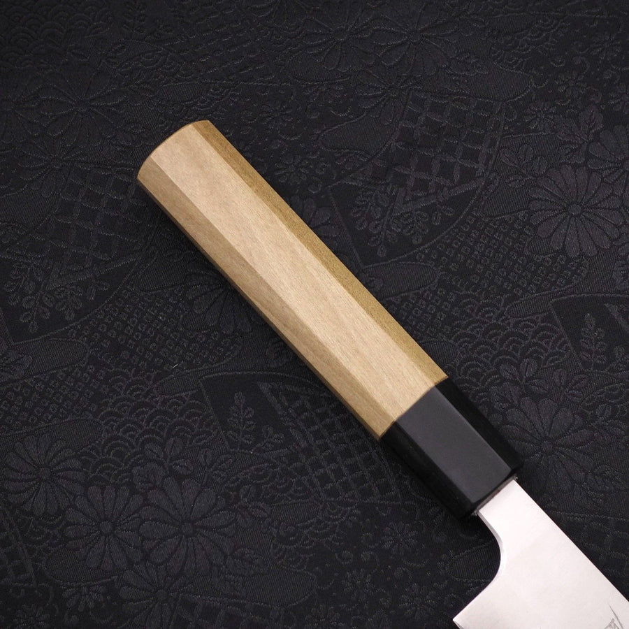 Premium Sujihiki Knife 270mm - Silver Steel #3 with Polished Buffalo Magnolia Handle - Perfect for Sushi, Sashimi & Meat Slicing - Professional Japanese Kitchen Knife