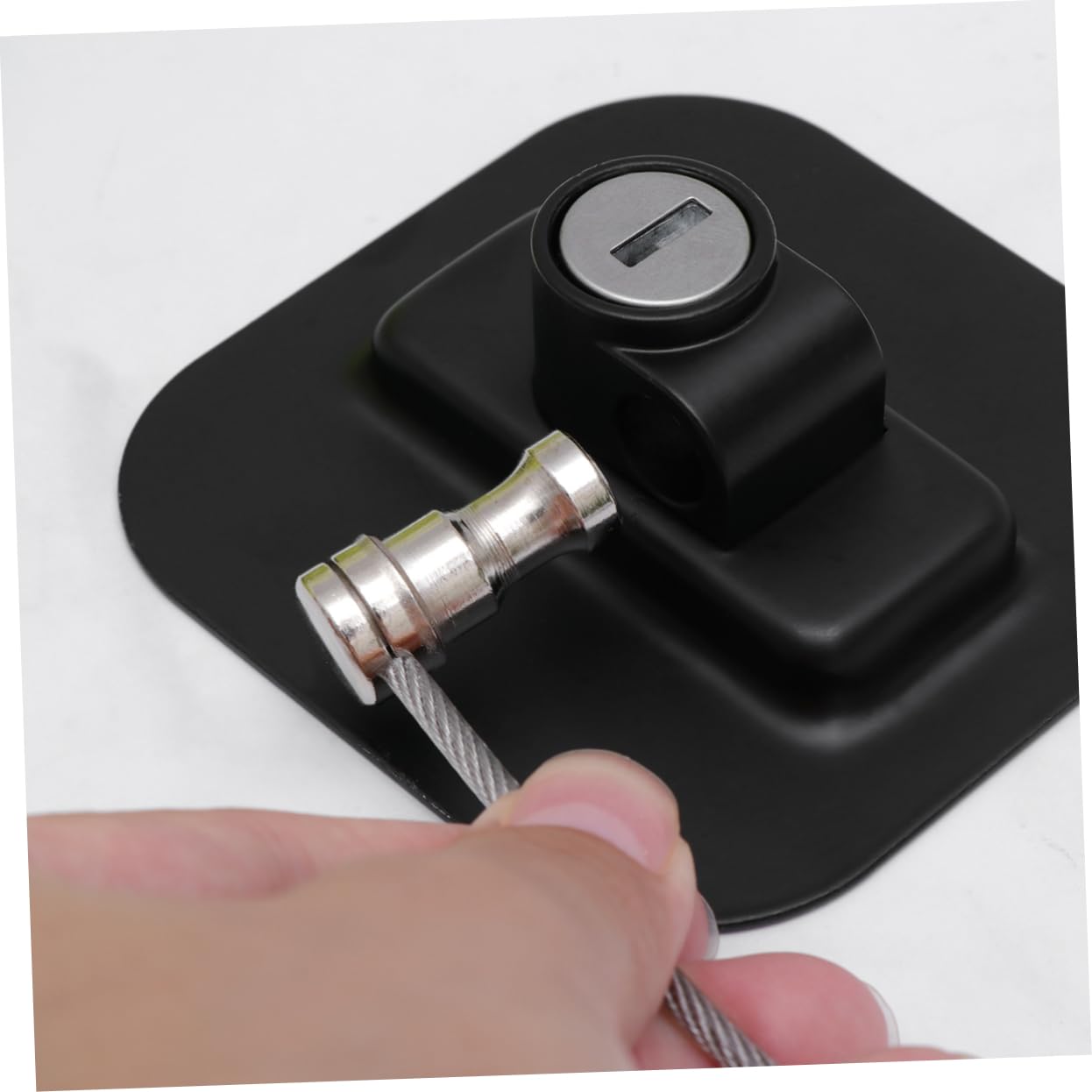 Child Proof Window Locks (3-Pack) - Baby Safety Black Cable Locks for Sliding Windows - Easy Install No Drill Security - Perfect for Homes with Toddlers & Pets