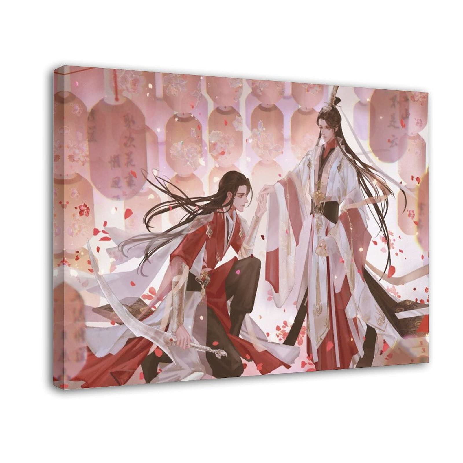 Heaven Official's Blessing (Tian Guan Ci Fu) Anime Canvas Poster - 24x36 Inch (60x90cm) Framed Wall Art for Bedroom, Office & Gift - Perfect for Anime Fans & Home Decor