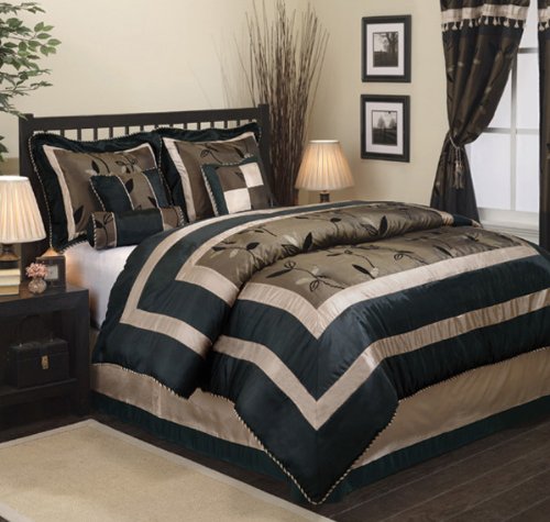 Luxury Textured Pastora 7-Piece Comforter Set King Size - Soft Bedding for Master Bedroom & Guest Room, Perfect for All Seasons